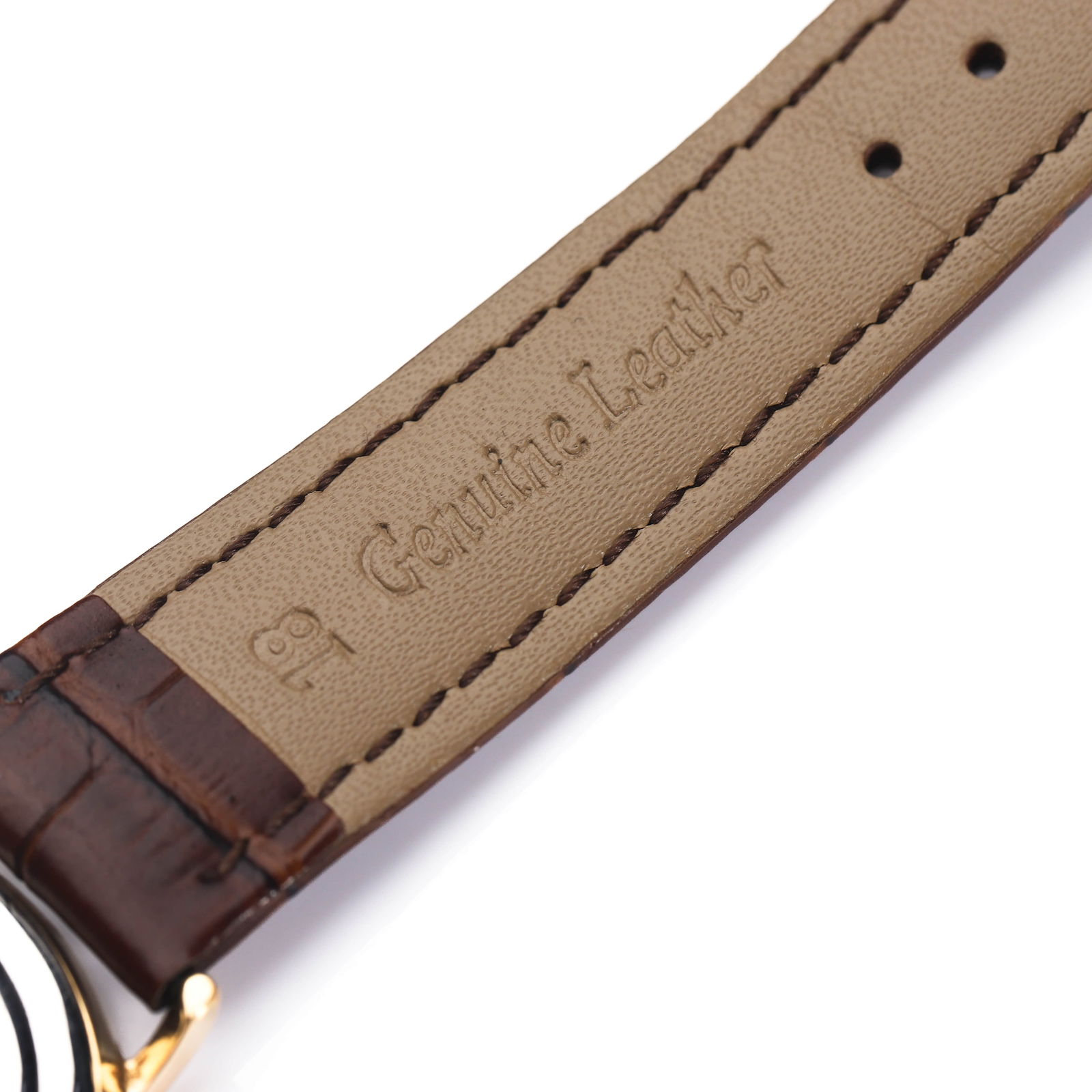 LONGINES GOLD-TONE AUTOMATIC DATE WRISTWATCH - 6