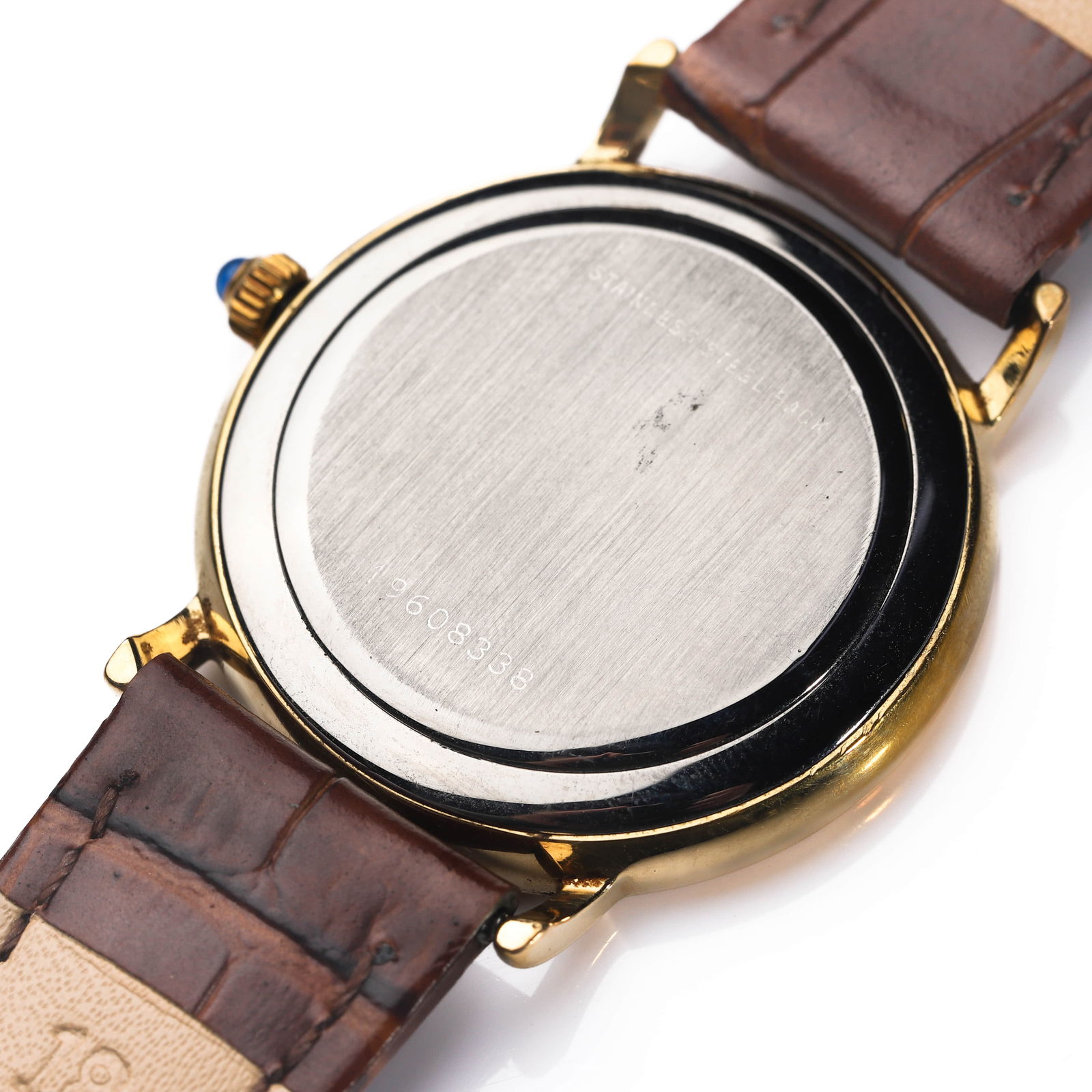 LONGINES GOLD-TONE AUTOMATIC DATE WRISTWATCH - 7