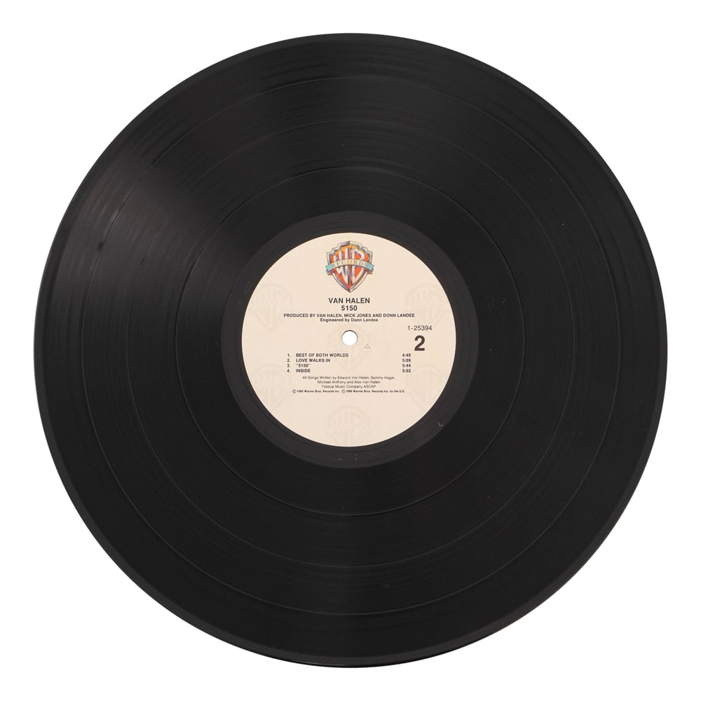 VAN HALEN FULLY SIGNED 5150 LP - 6