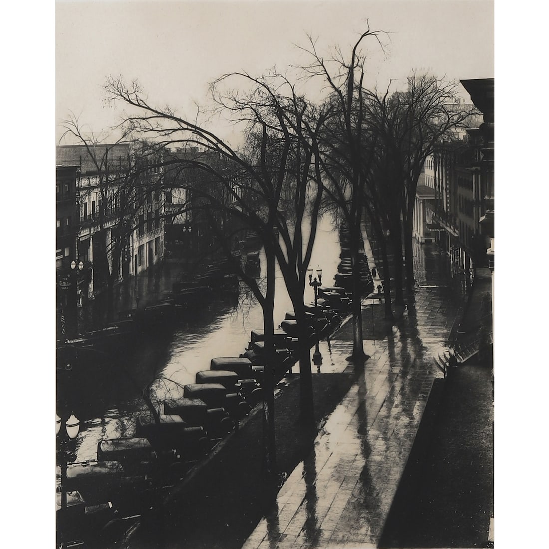 MAIN STREET, SARATOGA SPRINGS, NEW YORK (PHOTOGRAPHED BY WALKER EVANS) (1 of 3)