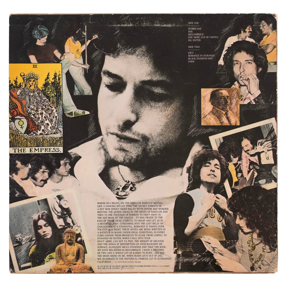 BOB DYLAN SIGNED "DESIRE" LP - 2