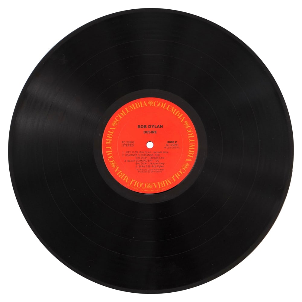 BOB DYLAN SIGNED "DESIRE" LP - 6