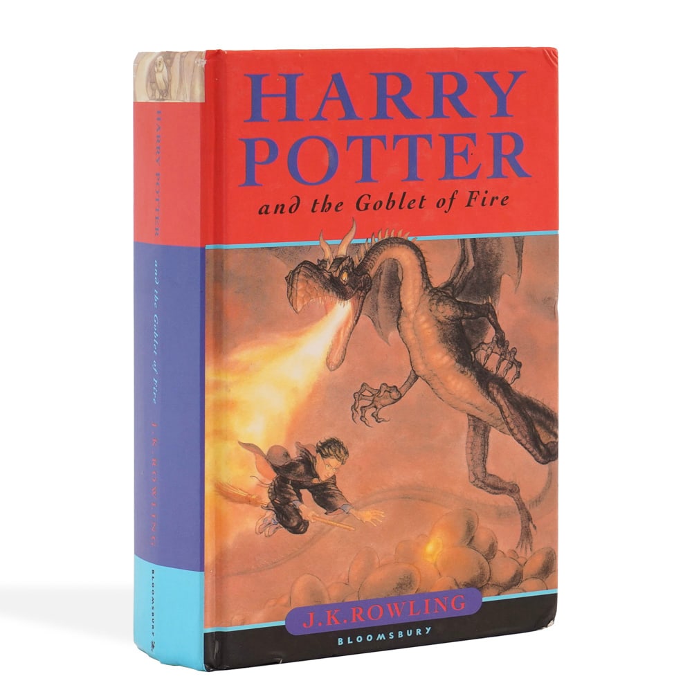 J.K. ROWLING SIGNED "HARRY POTTER AND THE GOBLET OF FIRE" FIRST EDITION (1 of 4)