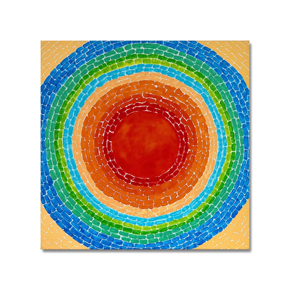 ALMA WOODSEY THOMAS (1891-1978), ACRYLIC ON CANVAS: Signed (verso) Image Dimensions: 40 x 40 in (101.6 x 101.6 cm) This painting comes with COA. Alma Woodsey Thomas occupies a singular and deeply respected position in the history of American