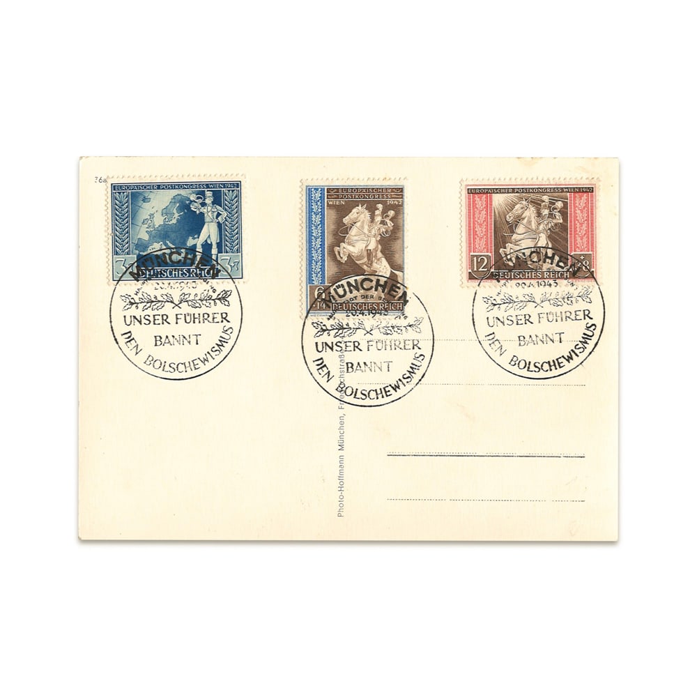 ADOLF HITLER SIGNED POSTCARD - 2