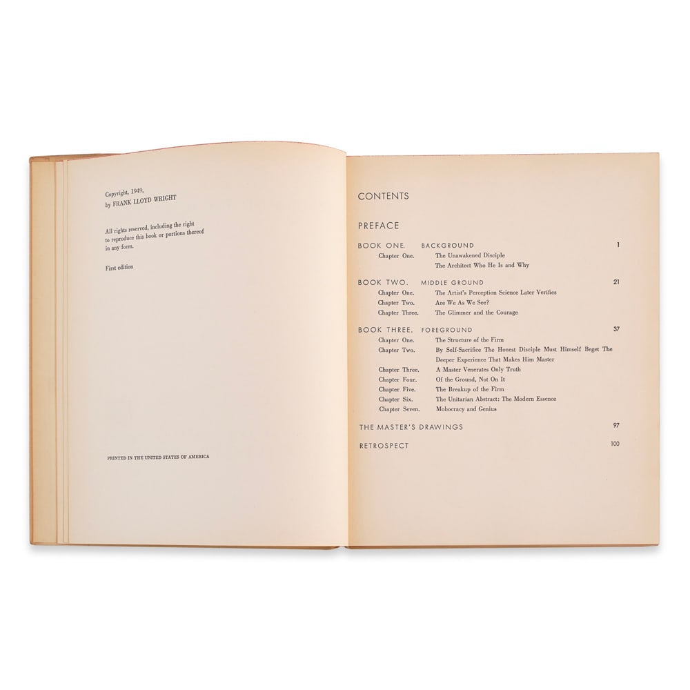 FRANK LLOYD WRIGHT SIGNED "GENIUS AND THE MOBOCRACY" - 4