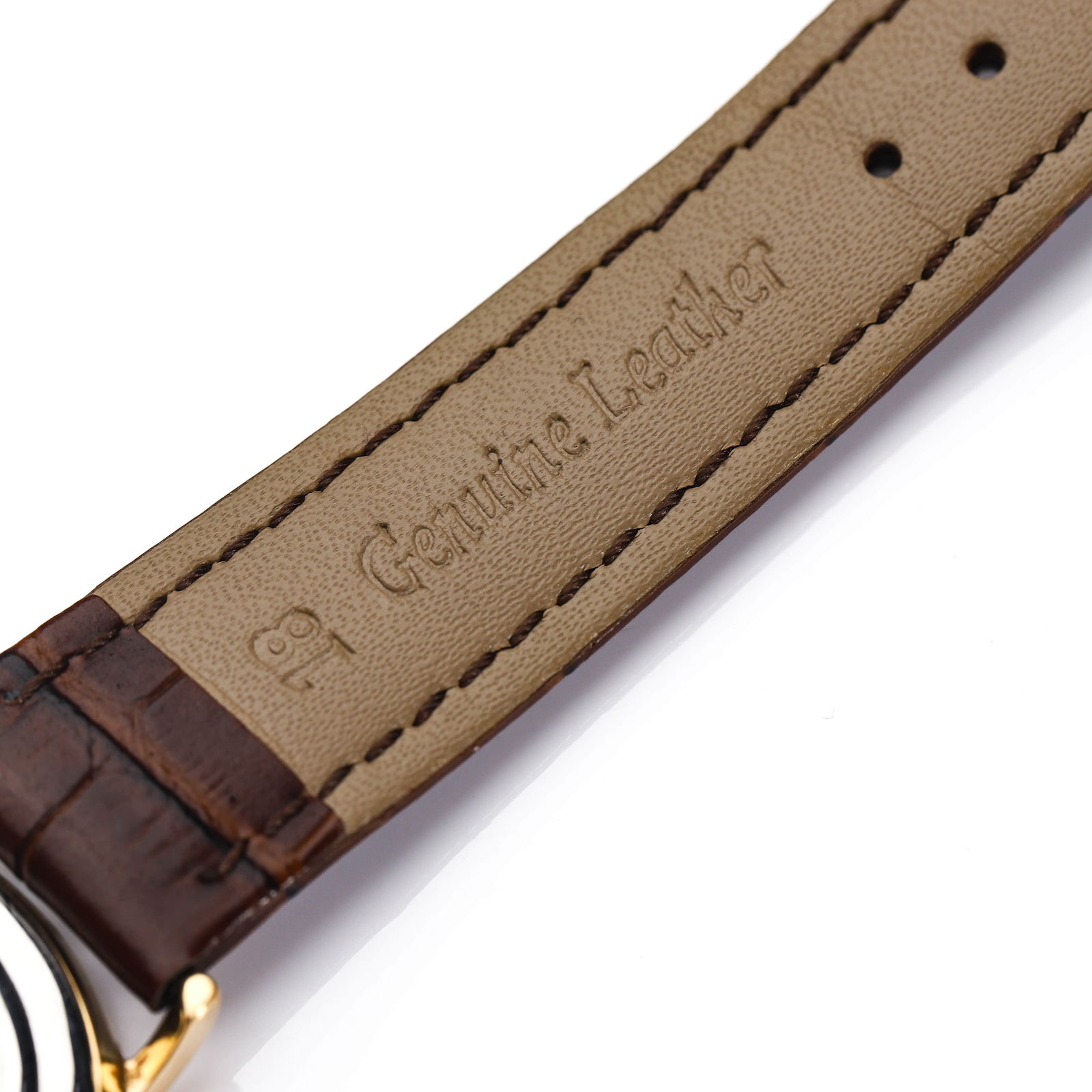 LONGINES GOLD-TONE AUTOMATIC DATE WRISTWATCH - 6