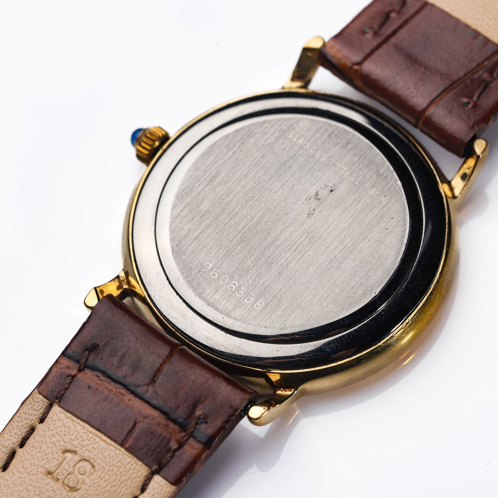 LONGINES GOLD-TONE AUTOMATIC DATE WRISTWATCH - 7