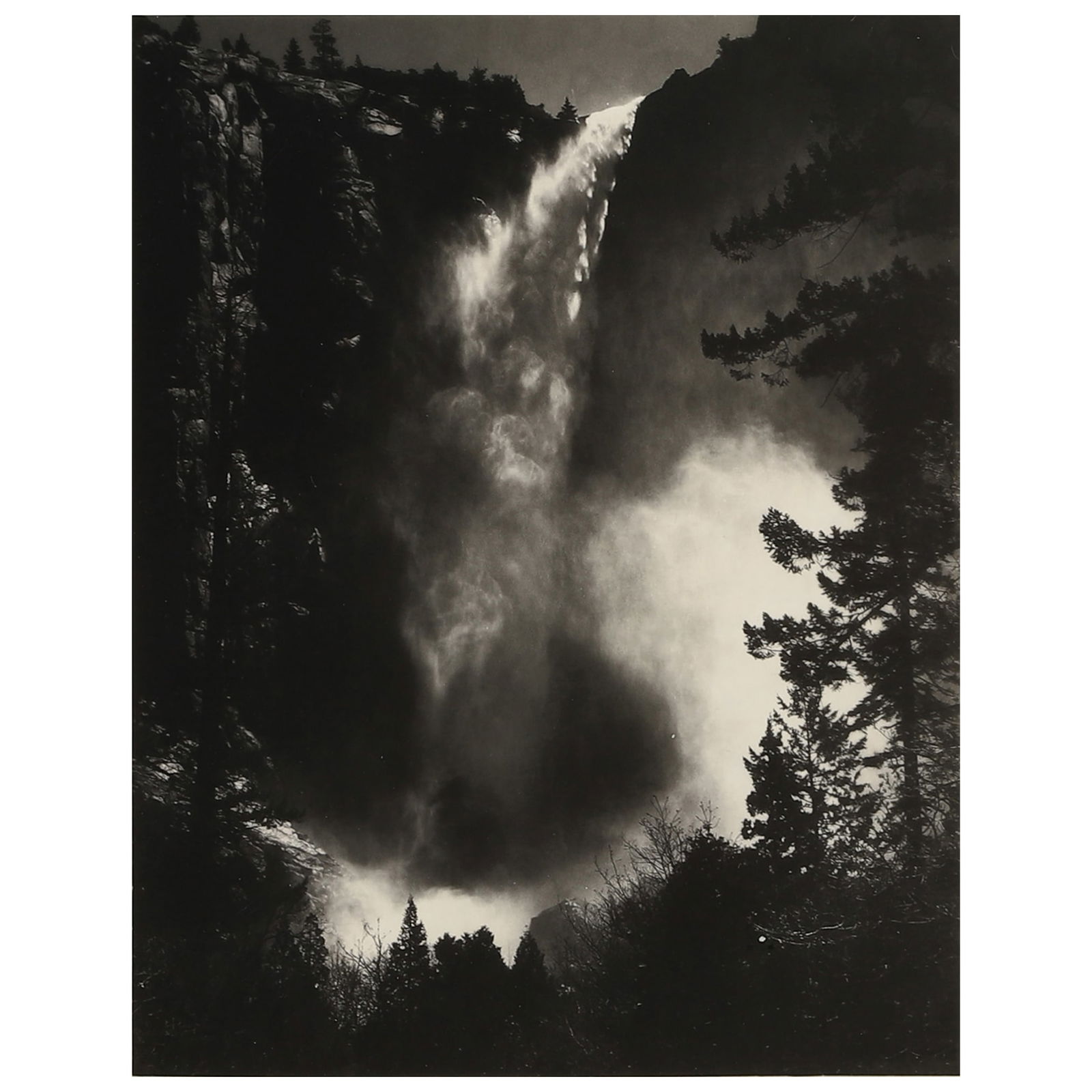Ansel Adams (1902–1984)BRIDALVEIL FALL, YOSEMITE NATIONAL PARK, CA, 1927 (1 of 2)