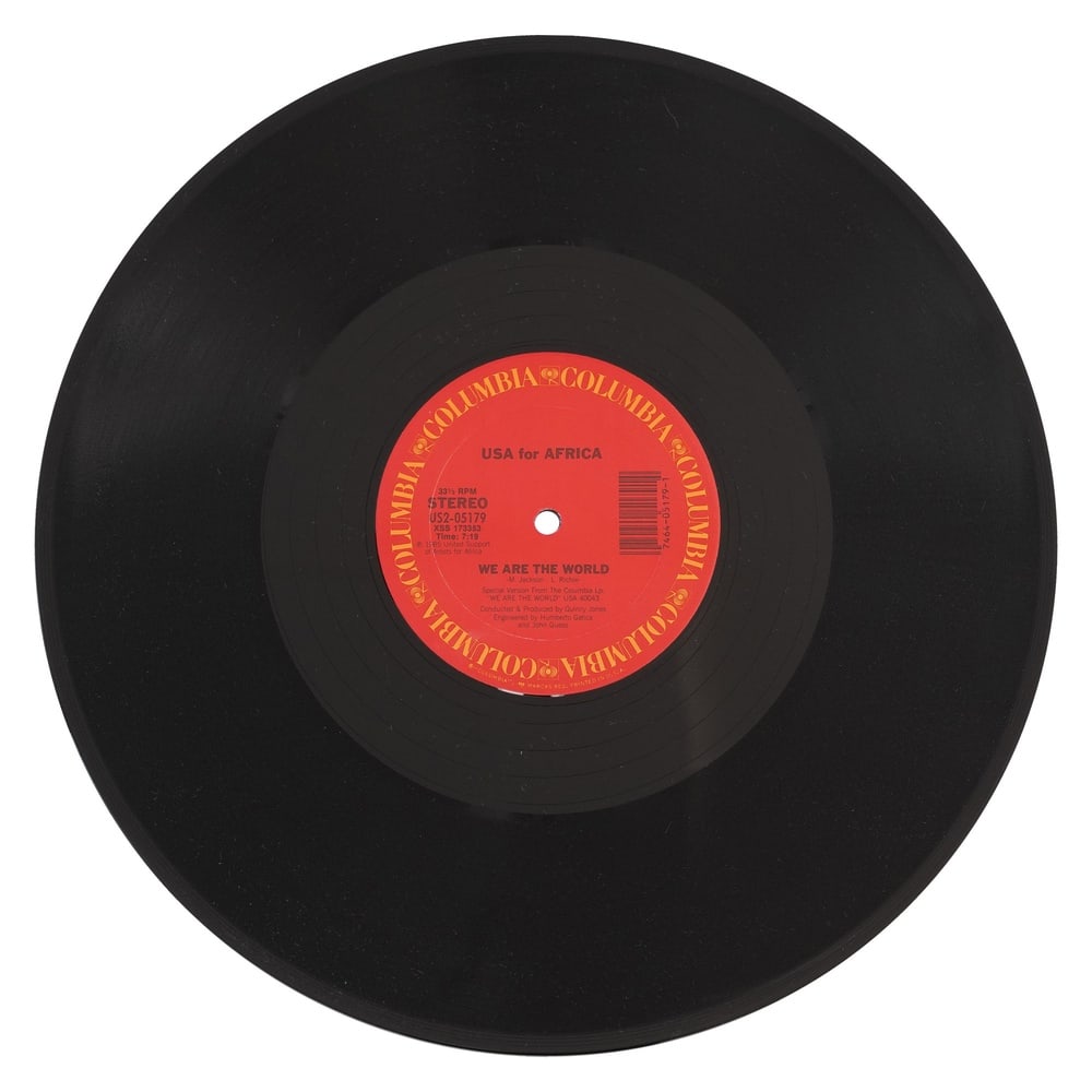 MICHAEL JACKSON SIGNED "WE ARE THE WORLD" LP - 3