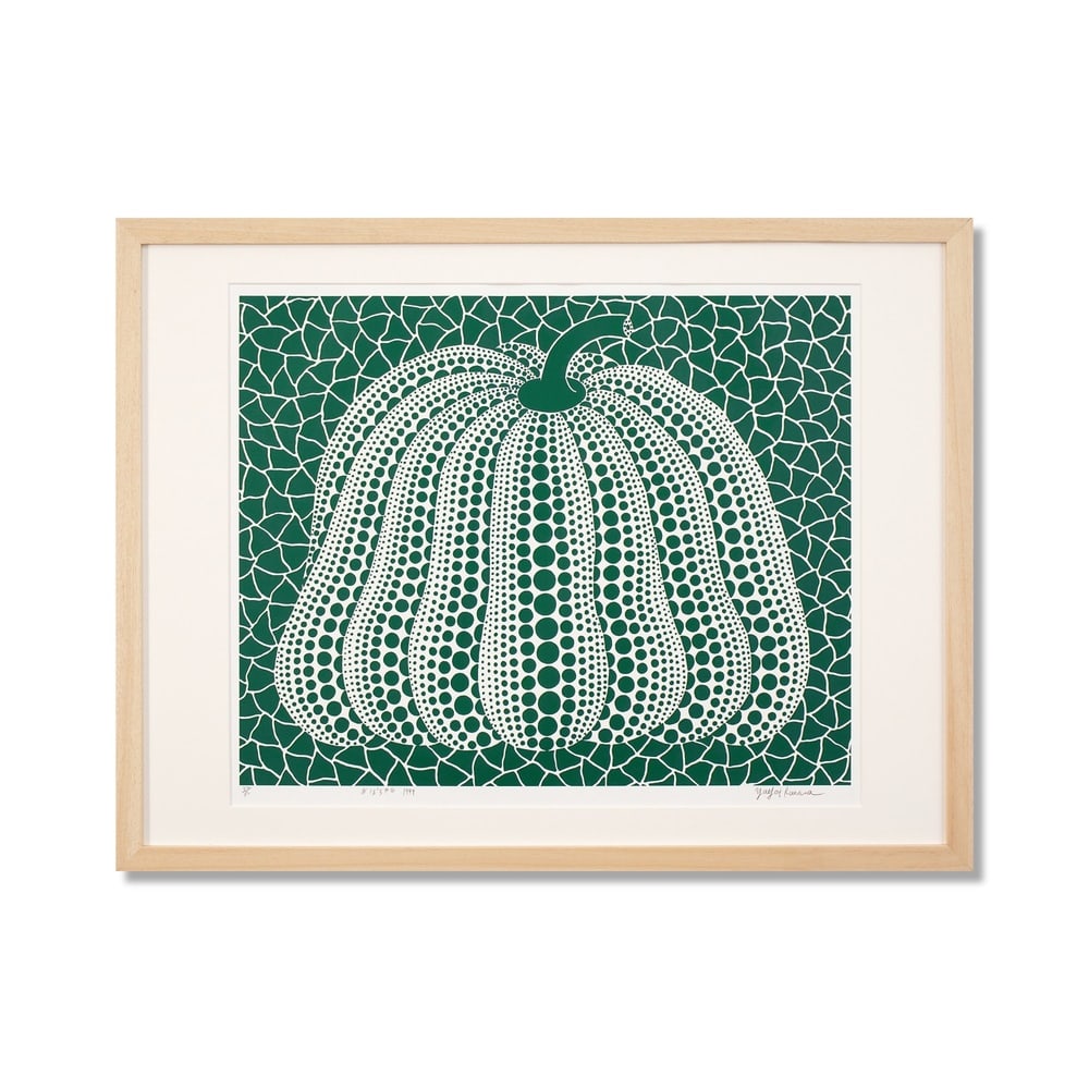 YAYOI KUSAMA (B.1929), SILKSCREEN PRINT: Signed (lower right) Image Dimensions: 24 3/8 x 20 1/8 in (62 x 51 cm) Framed Dimensions: 33 1/8 x 25 1/4 in (84 x 64 cm) Yayoi Kusama (b. 1929) stands as one of the most iconic and influential