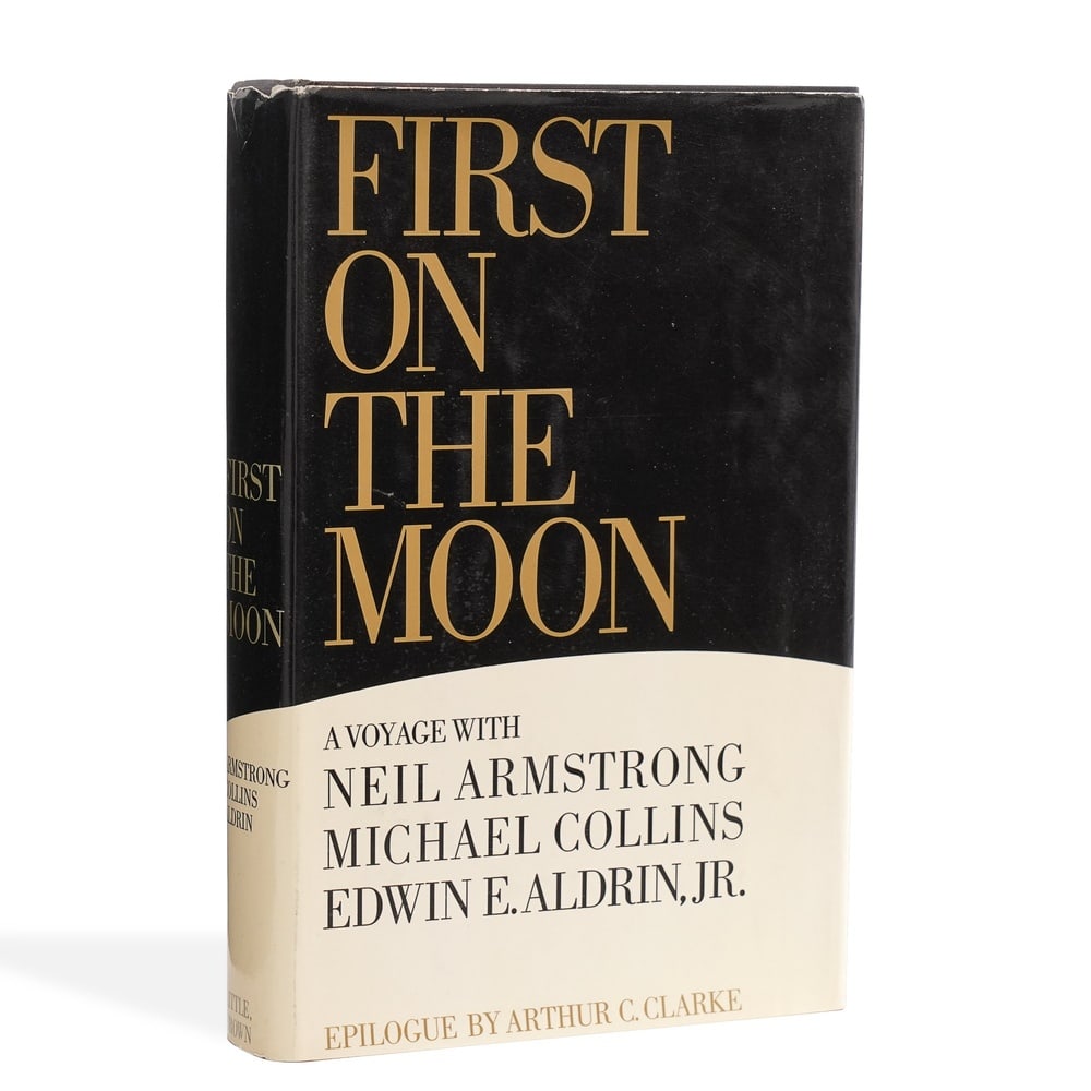 APOLLO 11 CREW SIGNED FIRST ON THE MOON BOOK (1 of 4)