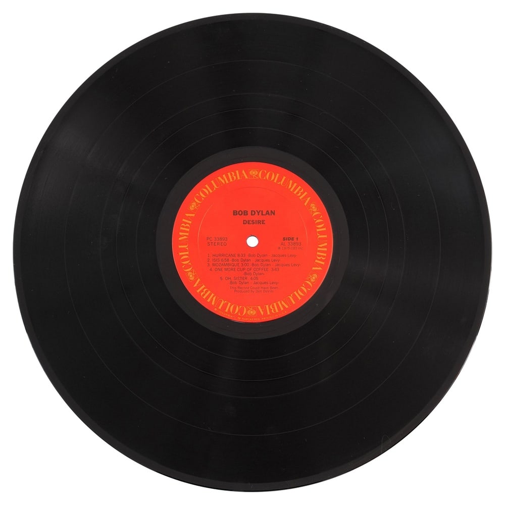 BOB DYLAN SIGNED "DESIRE" LP - 5