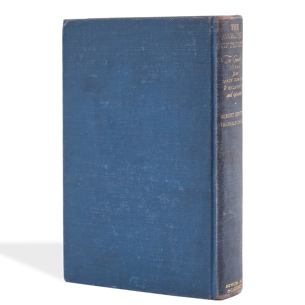 ALBERT EINSTEIN SIGNED "THE EVOLUTION OF PHYSICS" FIRST EDITION - 2