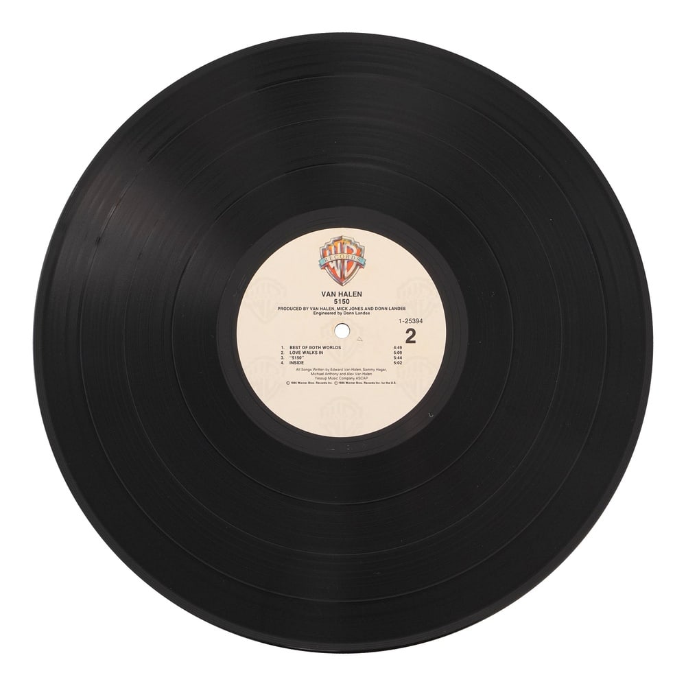 VAN HALEN FULLY SIGNED 5150 LP - 6