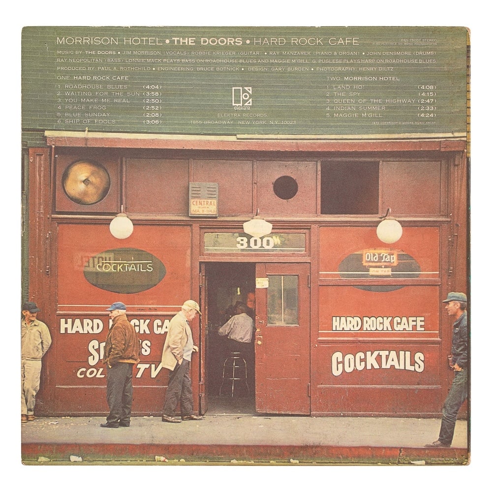 THE DOORS FULLY SIGNED "MORRISON HOTEL" LP - 2