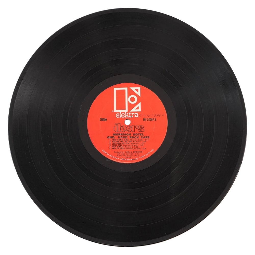 THE DOORS FULLY SIGNED "MORRISON HOTEL" LP - 6