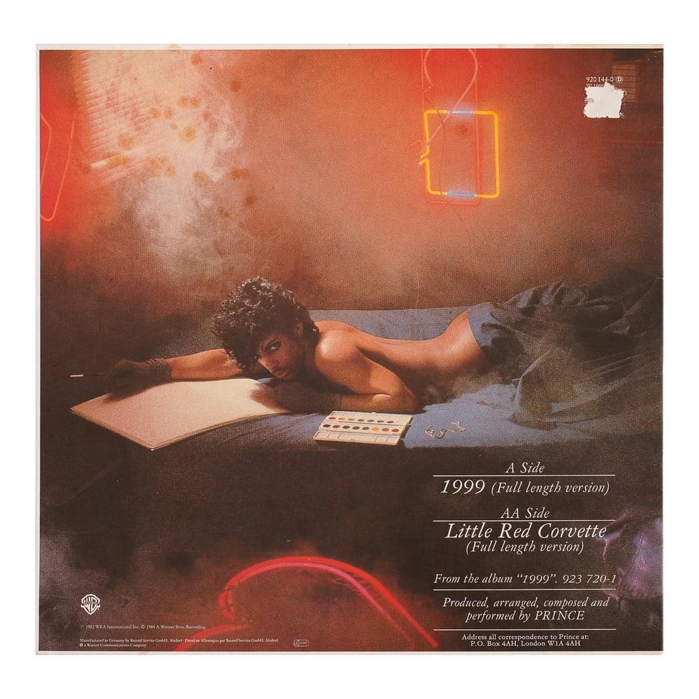 PRINCE SIGNED "1999" LP - 2