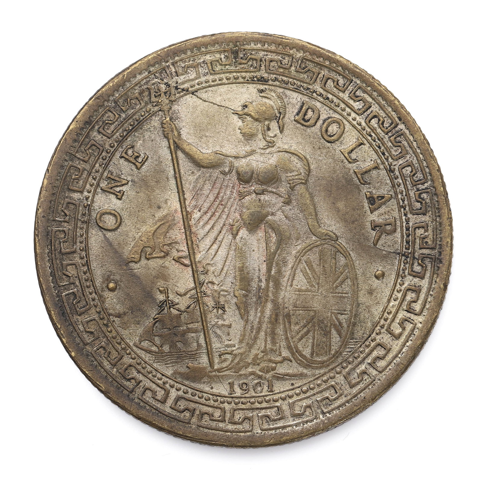 BRITISH TRADE DOLLAR, ONE DOLLAR (1 of 2)