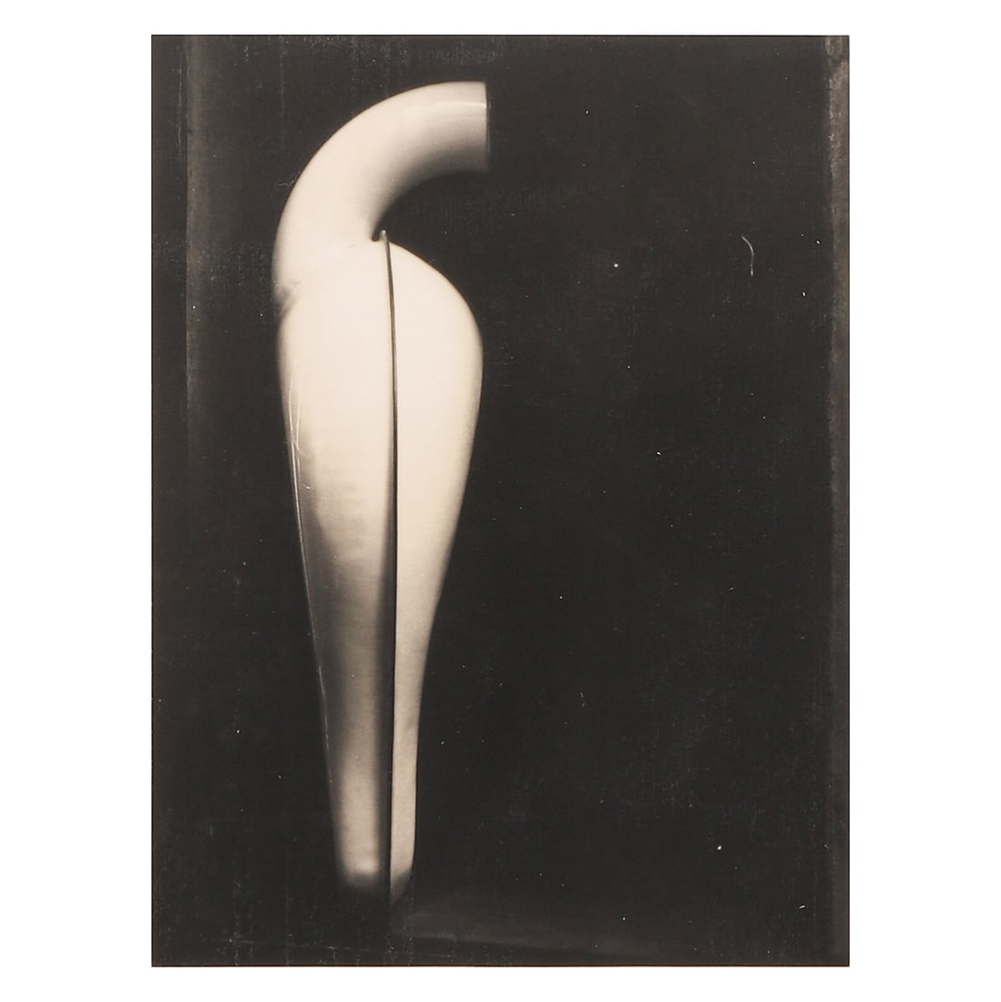 EDWARD WESTON (1886–1958), URINAL: Artist Edward Weston (1886–1958) Title URINAL Medium Gelatin silver photograph, mounted on board Signature Signed in pencil, lower right Dimensions Image 7 × 9 3/8 in. (17.7 × 23.7 cm)Framed: 15