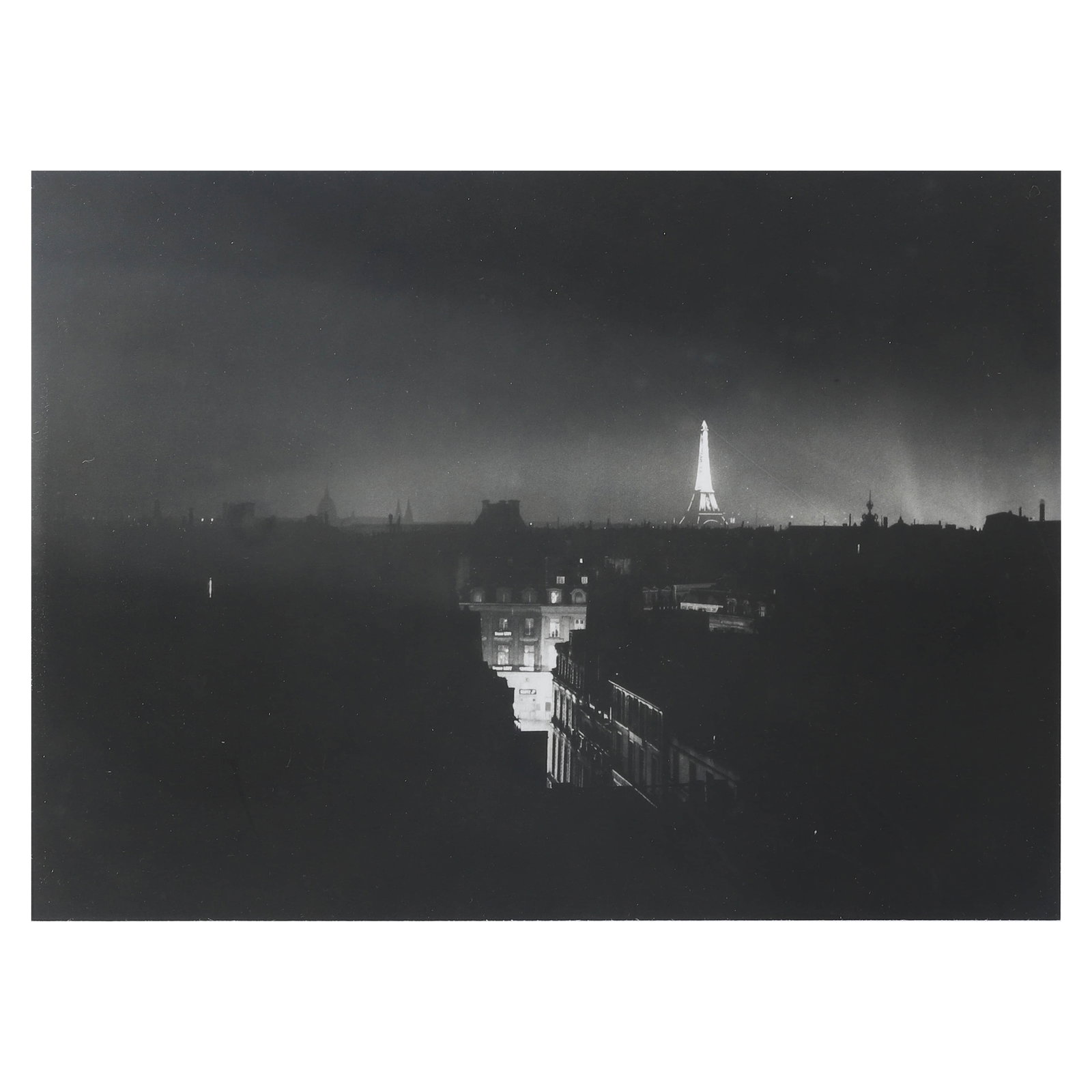 BRASSA? (1899–1984), PARIS BY NIGHT: Artist Brassaï (1899–1984) Title Paris By Night Medium Silver gelatin print, mounted on board Signature Signed and stamped on verso Dimensions Photograph: 9 × 6 5/8 in. (22.8 × 16.7 cm) Frame: