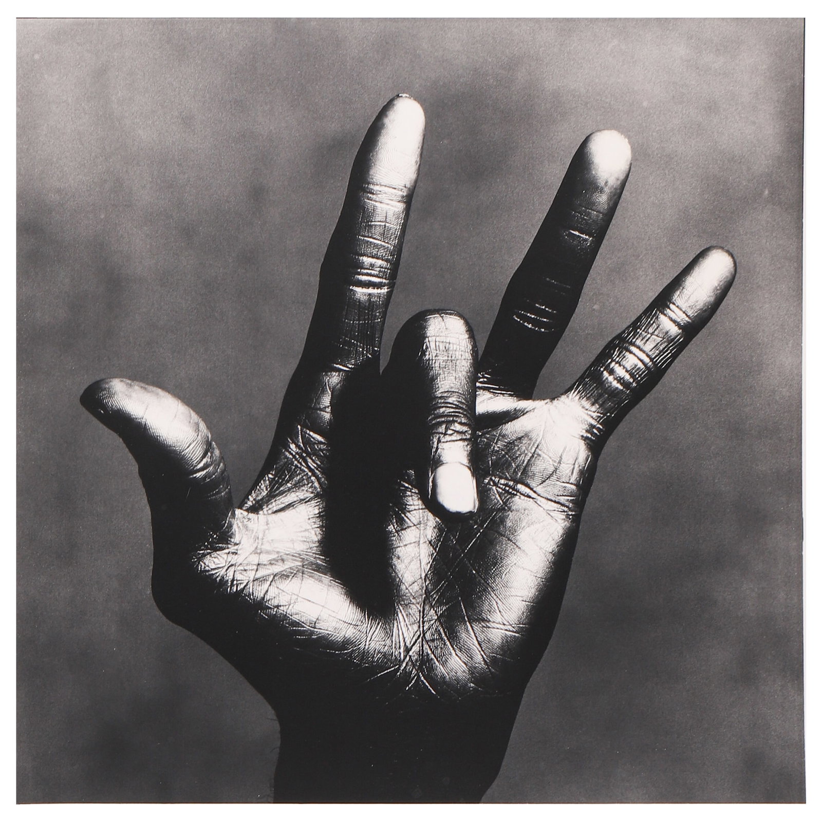 IRVING PENN (1917–2009), THE HAND OF MILES DAVIS, NEW YORK (1 of 4)