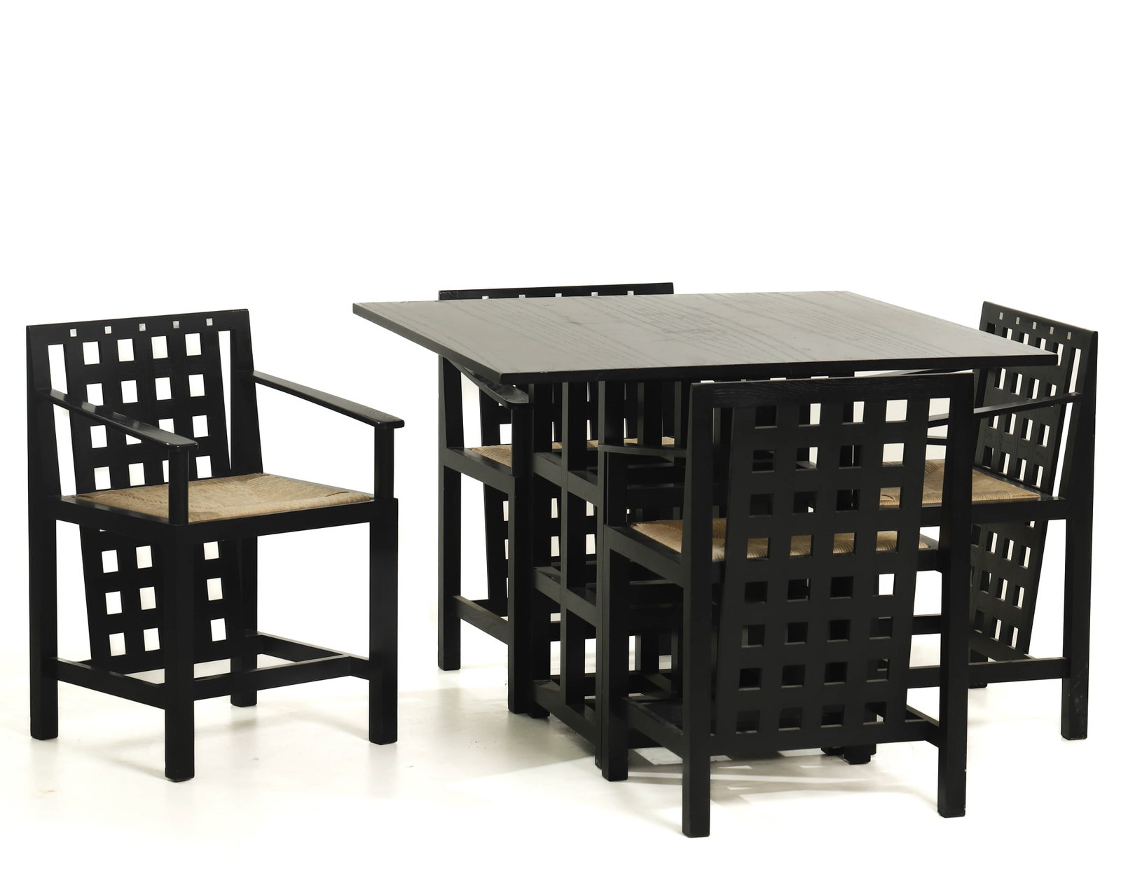 DS2 DINING SET BY CHARLES RENNIE MACKINTOSH (CASSINA) (1 of 7)