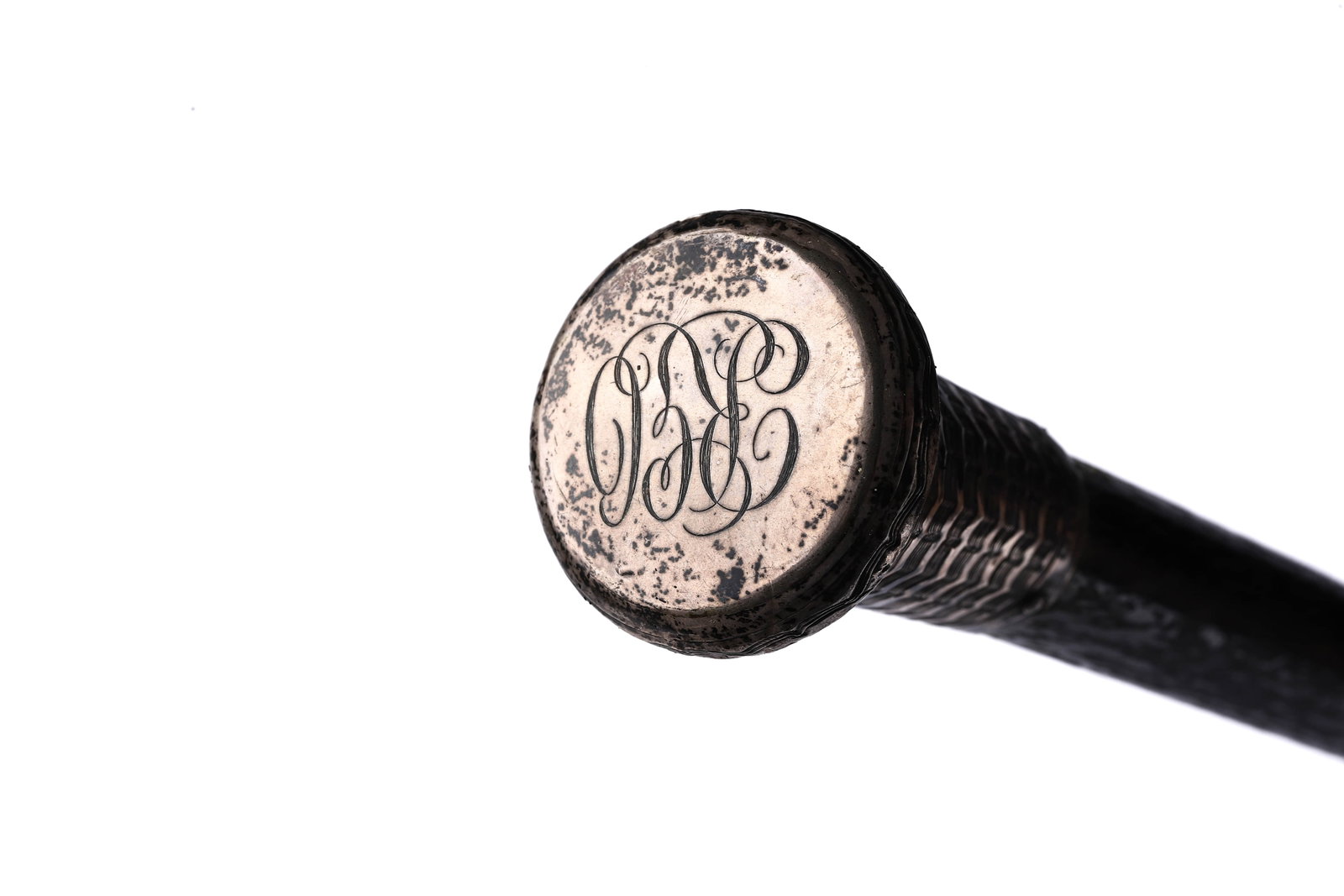 SILVER-MOUNTED WALKING CANE - 3