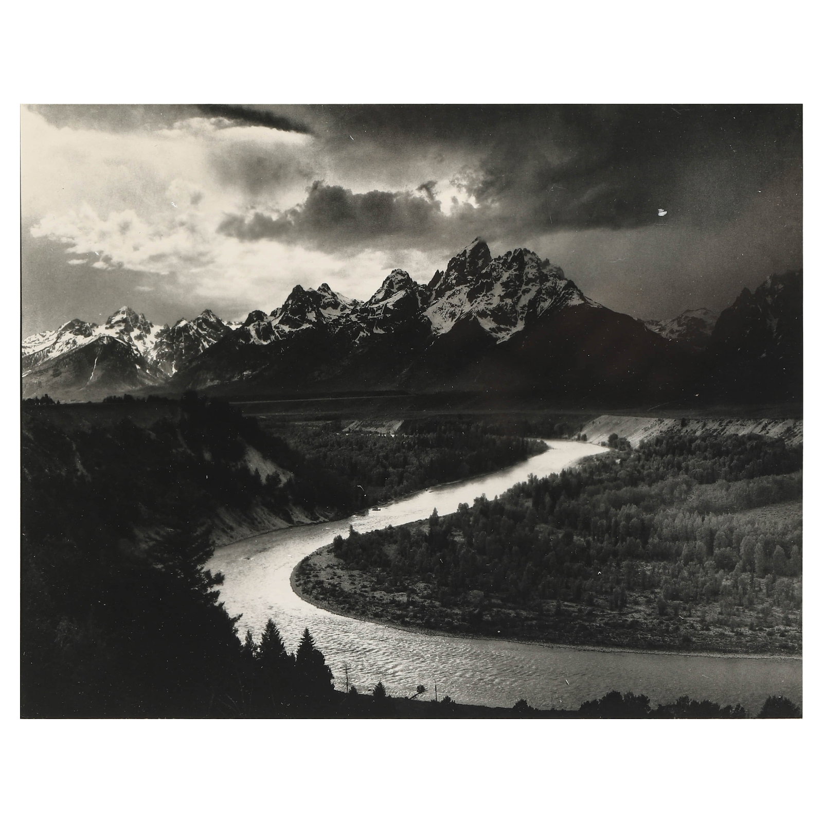 ANSEL ADAMS (1902–1984), THE TETONS AND THE SNAKE RIVER, GRAND TETON NATIONAL PARK, WYOMING (1 of 3)