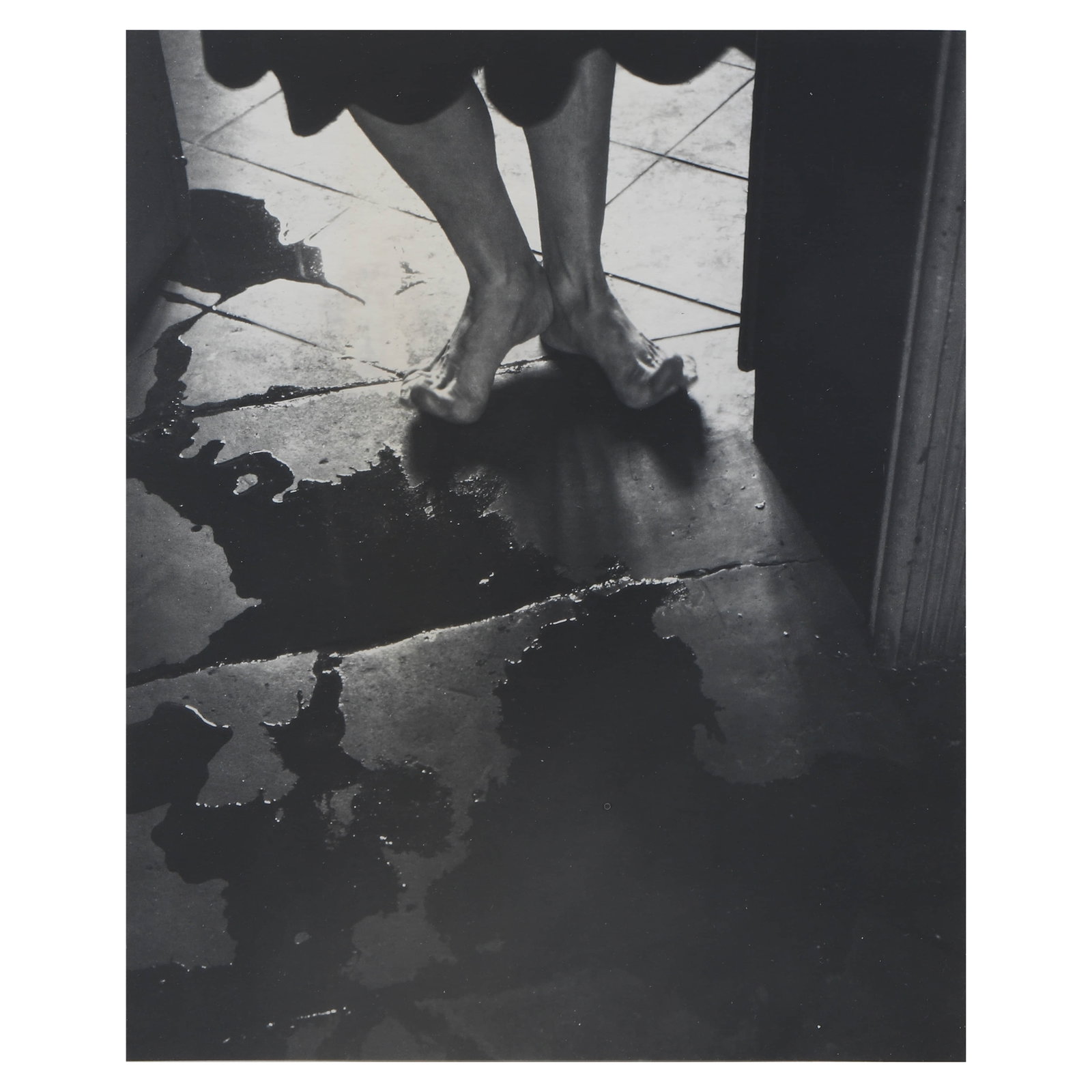 MANUEL ?LVAREZ BRAVO (1902–2002)EL UMBRAL: Artist MANUEL ?LVAREZ BRAVO (1902–2002) Title EL UMBRAL Medium Silver gelatin print, mounted on board Signature Pencil signed on verso Dimensions Photograph: 9 1/4 × 7 5/8 in. (23.5 × 19.2 cm)