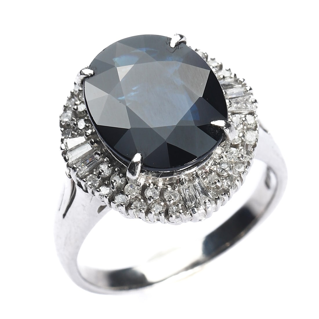 BLACK DIAMOND AND DIAMOND RING (1 of 6)