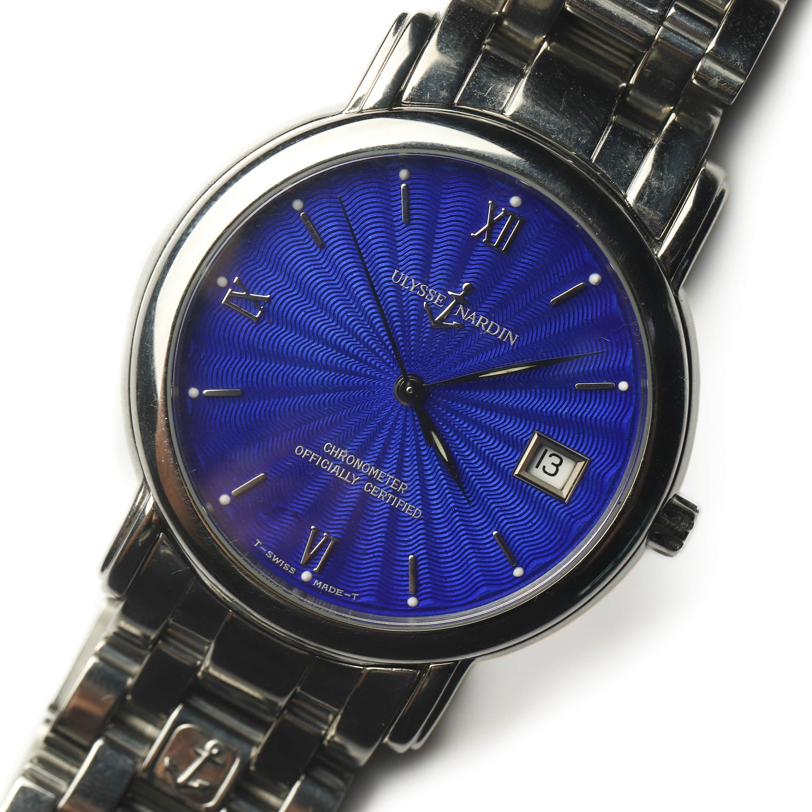 ULYSSE NARDIN SAN MARCO CHRONOMETER STAINLESS STEEL WRISTWATCH (1 of 5)