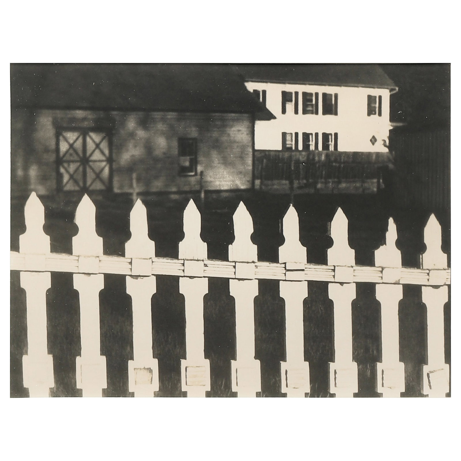PAUL STRAND (1890–1976)THE WHITE FENCE, PORT KENT, NEW YOR (1 of 4)