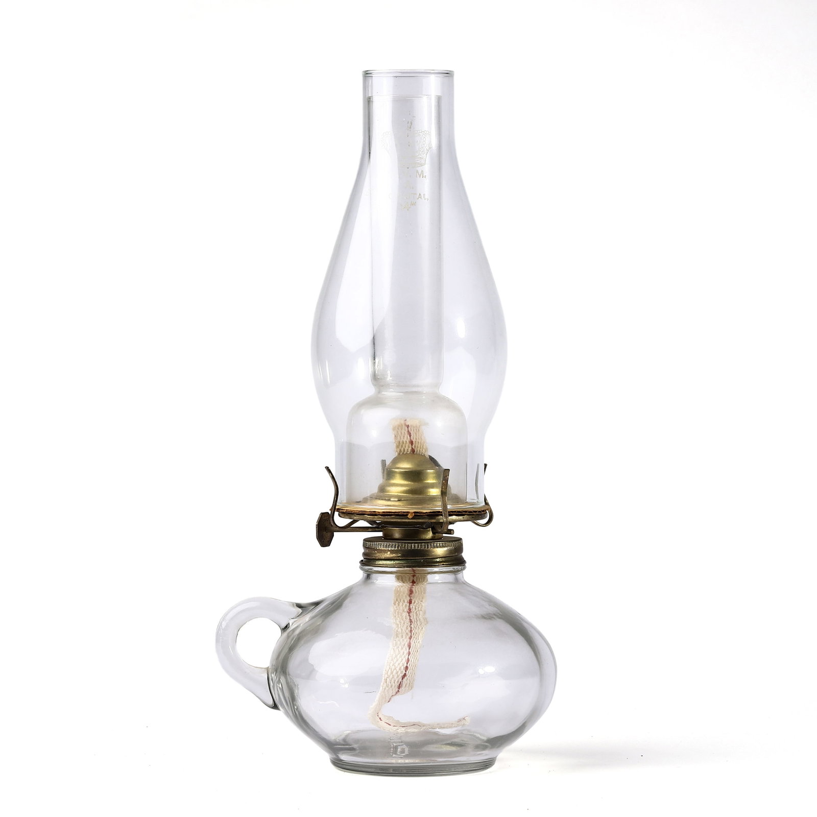 GLASS KEROSENE LAMP (1 of 7)