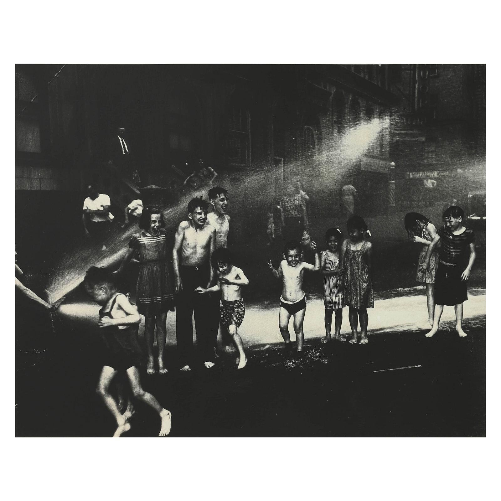 WEEGEE (ARTHUR FELLIG) (1899–1968)[SUMMER, THE LOWER EAST SIDE, NEW YORK CITY] (1 of 4)