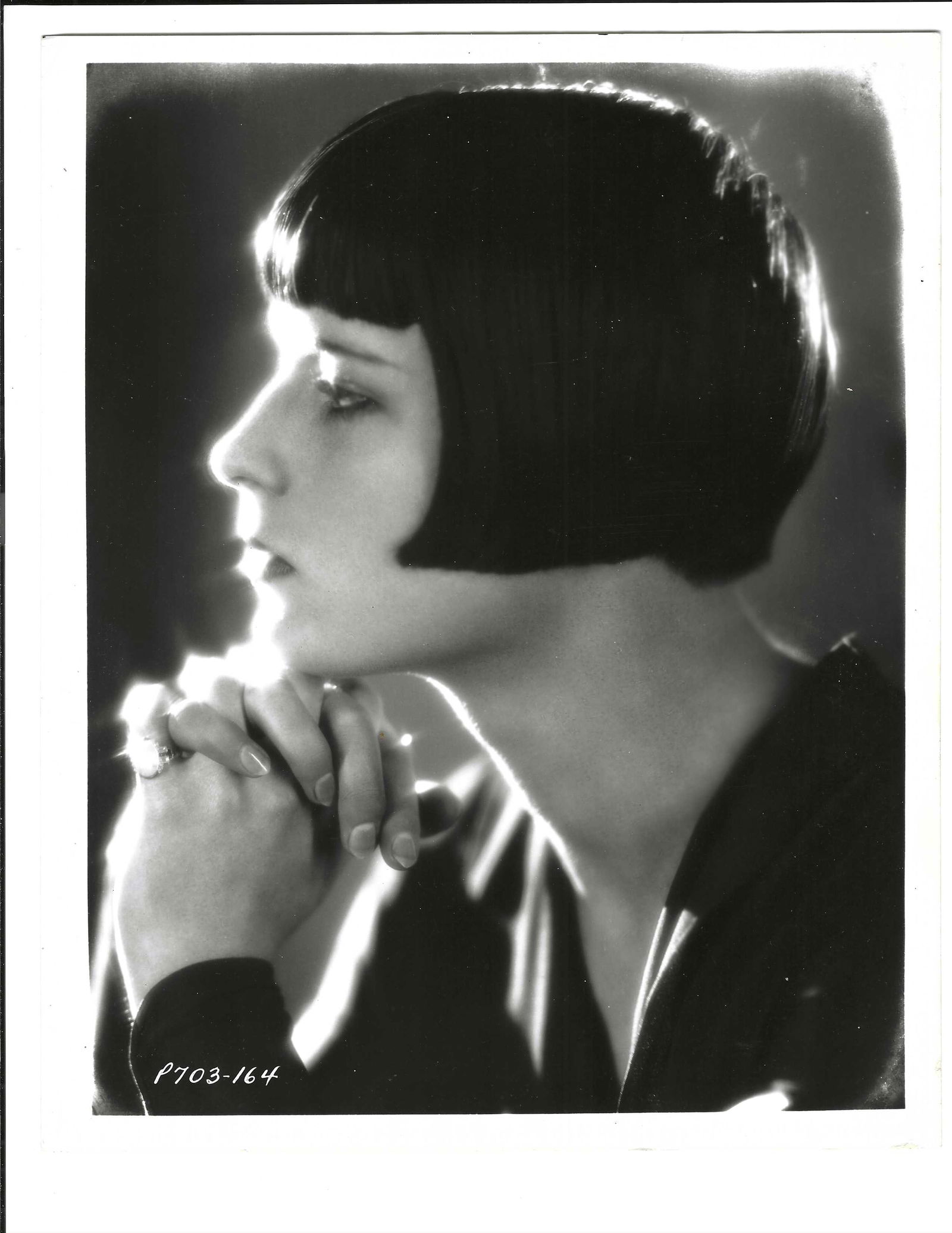 LOUISE BROOKS PERSONAL COLLECTION 1927 NOTES 1970s RESTRIKE PHOTO RARE (1 of 4)
