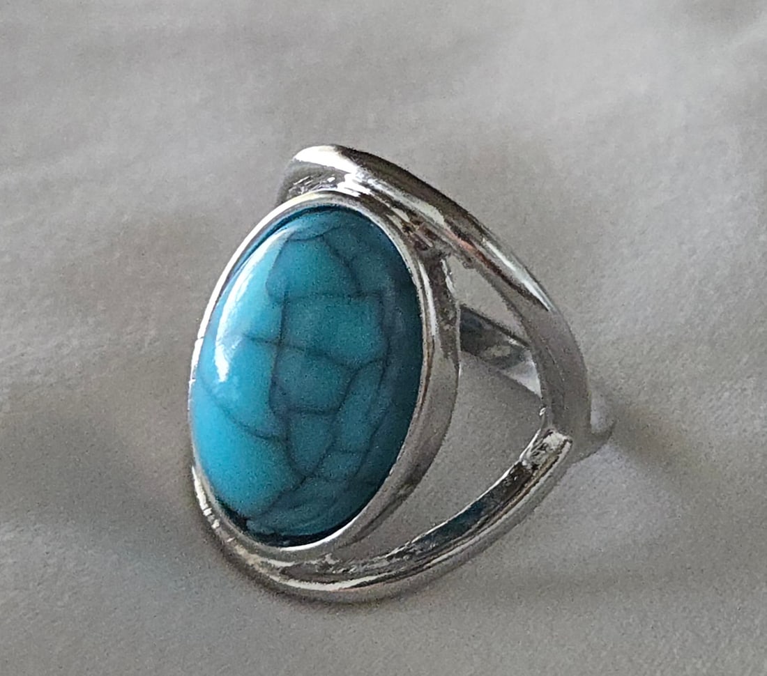Turquoise Silver Ring (1 of 1)