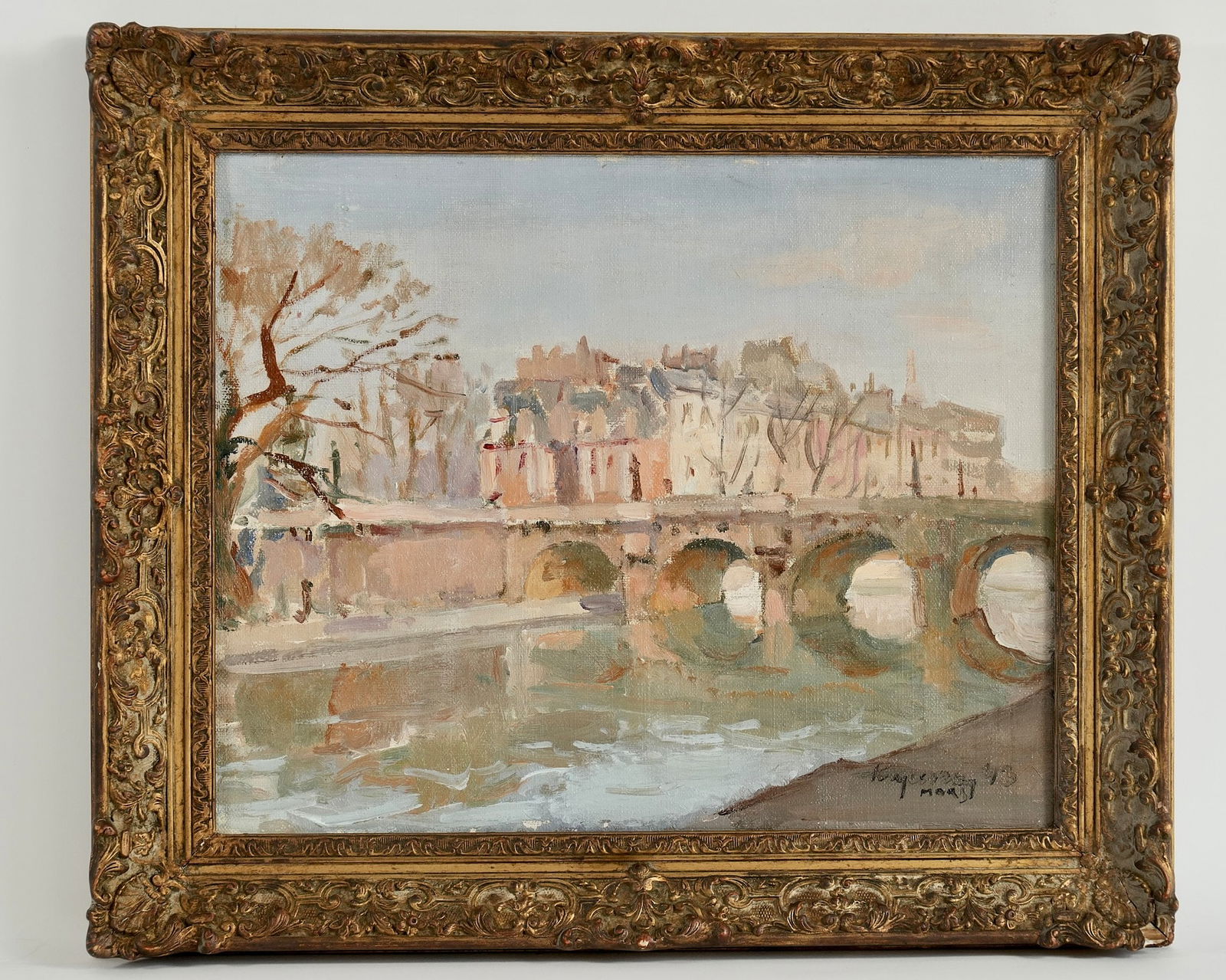 Mykola KRYCHEVSKY (Ukrainian/French, 1898-1961) oil on canvas painting (1 of 5)