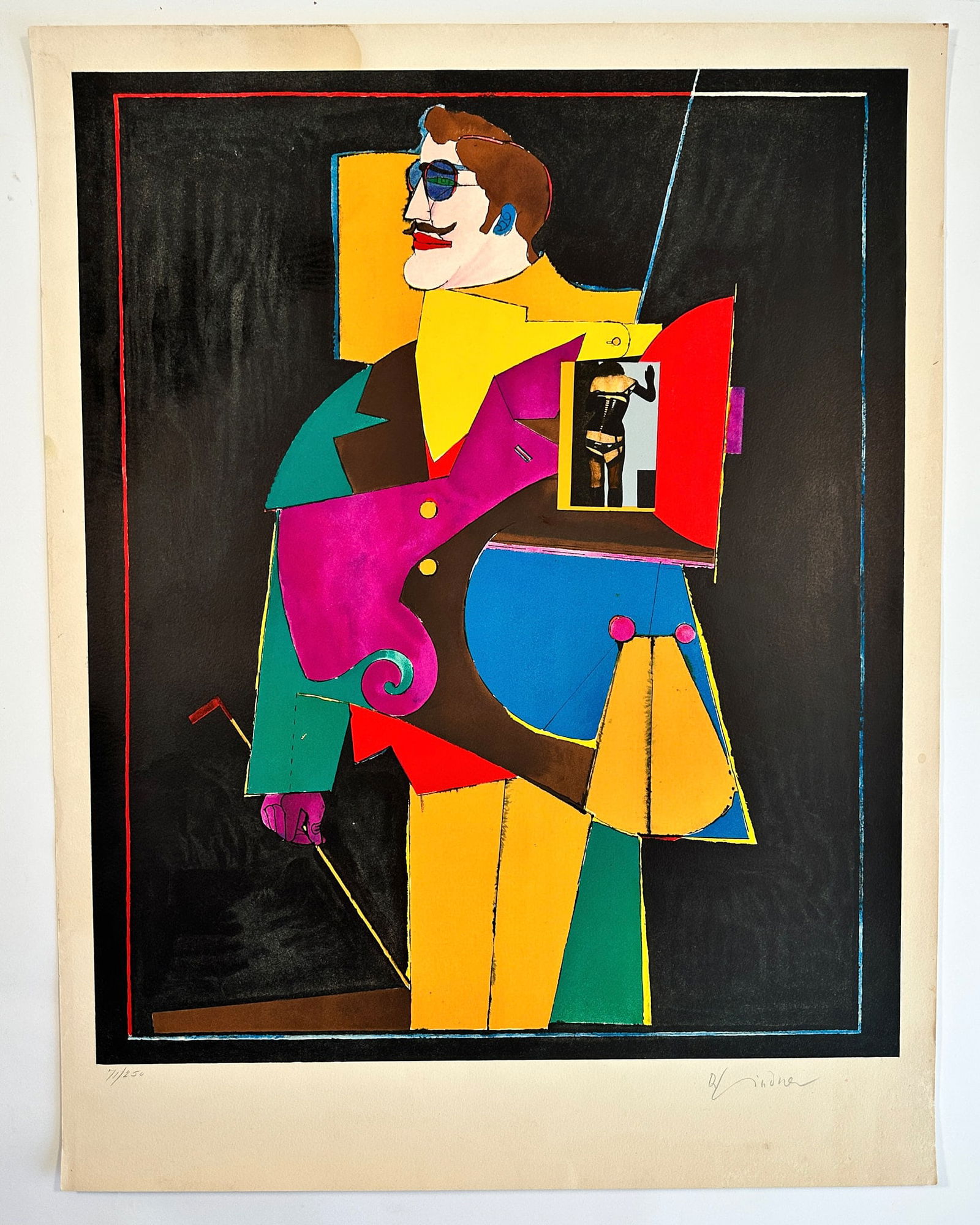 Richard LINDNER (German/American1901-1978) Heart (1 of 8)