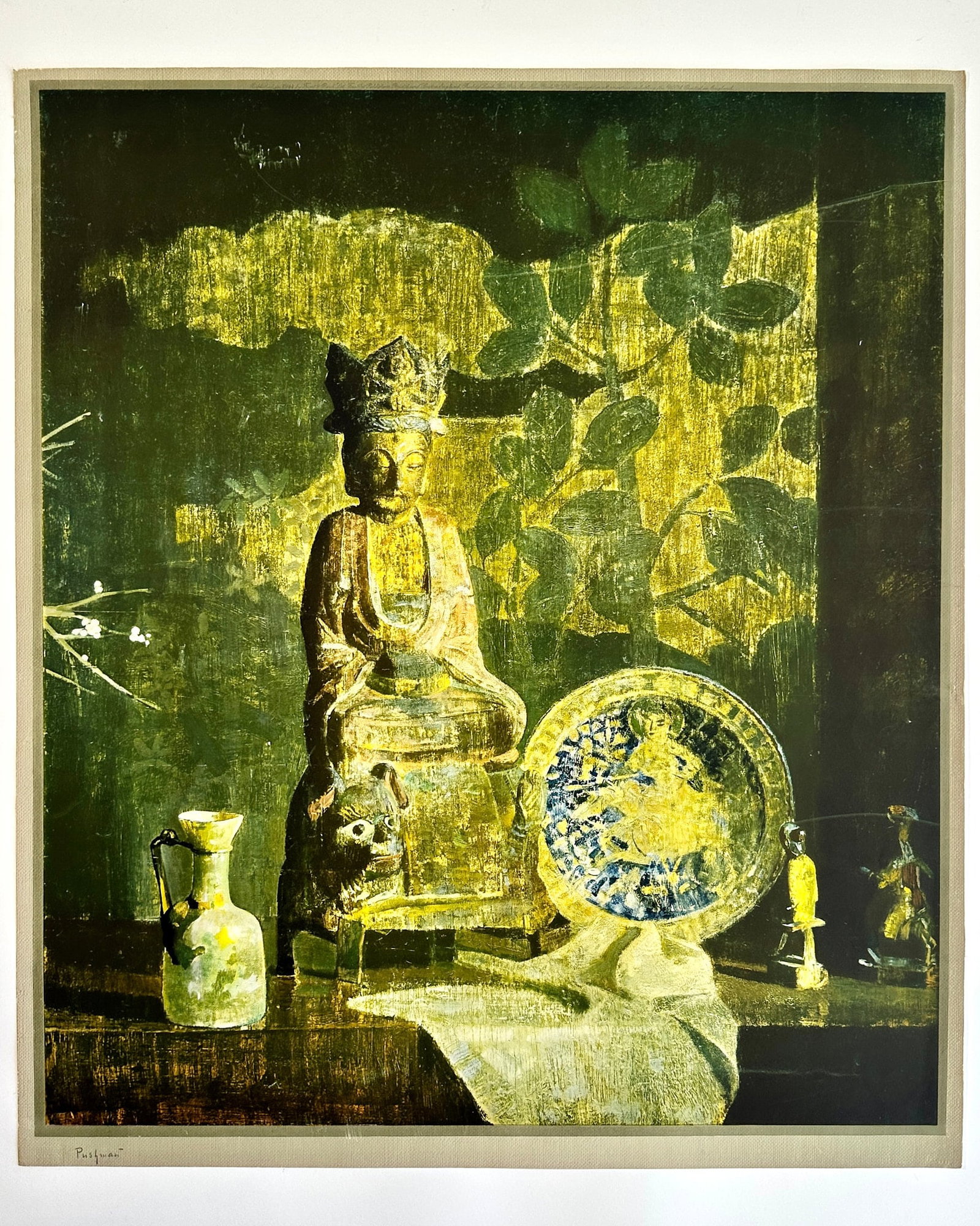 Hovsep PUSHMAN (Armenian/American, 1877-1966): Hovsep PUSHMAN (Armenian/American, 1877-1966) Colotype (London, 1944). Dimensions 24 1/2 x 21 inches (62 x 53,5 cm). Signed and stamped.