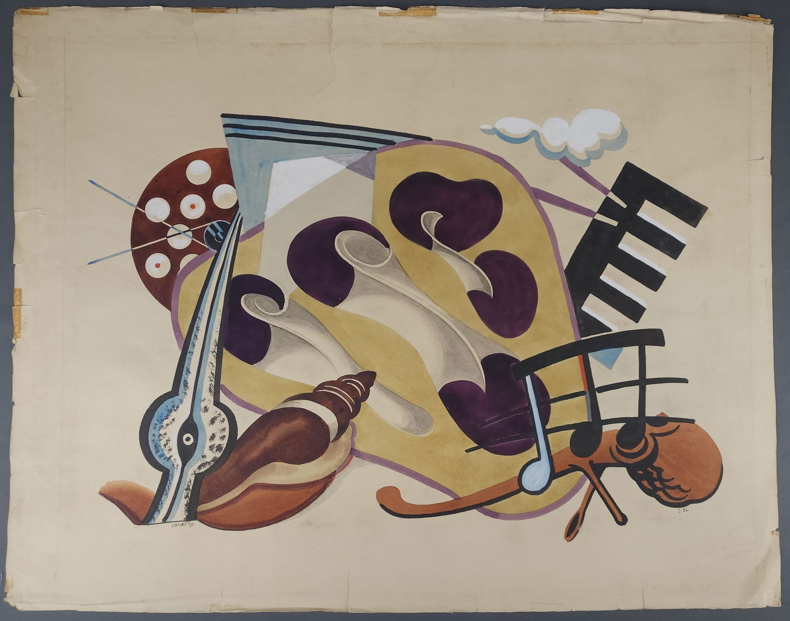 Untitled signed by John Von Wicht (1 of 3)