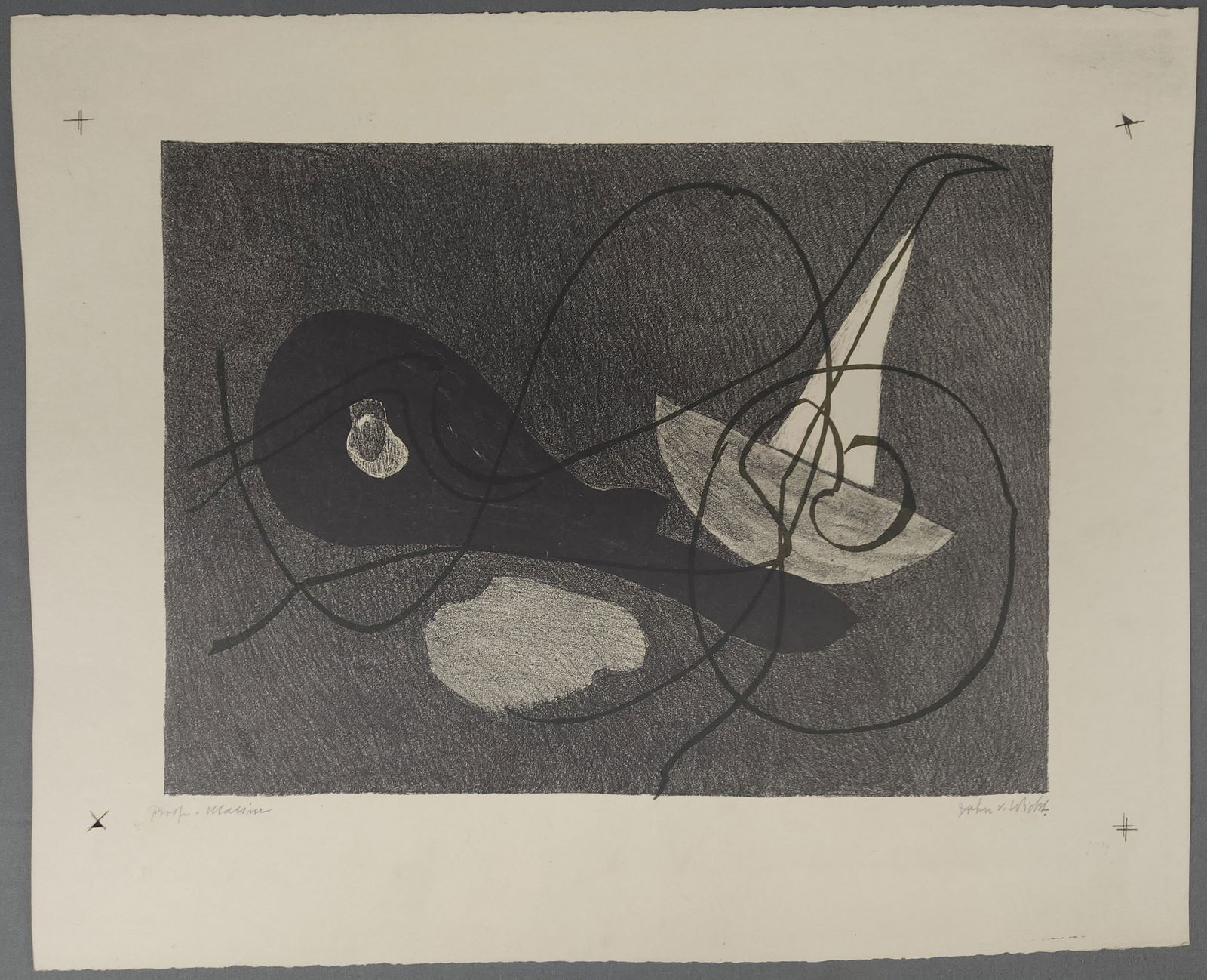 "Marine" signed by John Von Wicht (1 of 3)