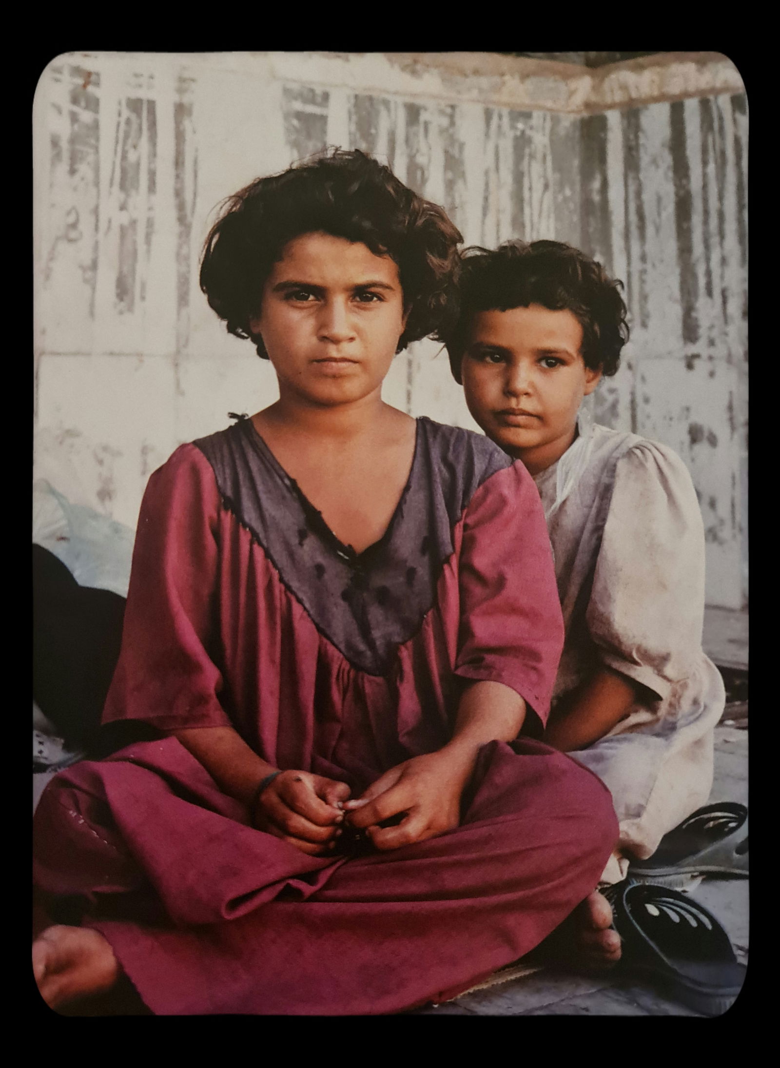Michel Compte, Children in a mosque, 1992: Photographer: Michel Comte (born 19 February 1954) is a Swiss artist, filmmaker, fashion and portrait photographer. Subject/Title: Frida Kahlo Date Of Negative: 1992 Type Of Print: Sheet Fed Photograv