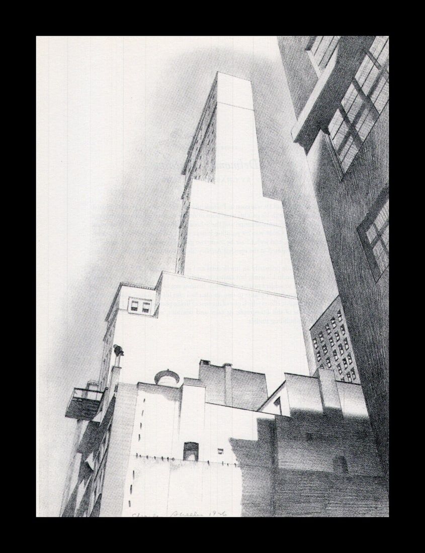 Albert Heckman, The Side Street, 1939: Artist: Albert Heckman Title: The Side Street Date Of Negative: 1939 Type Of Print: Vintage Photogravure/Lithograph, Printed from the original plate Date Of Print: 1939 (82 years old print) Paper: Med