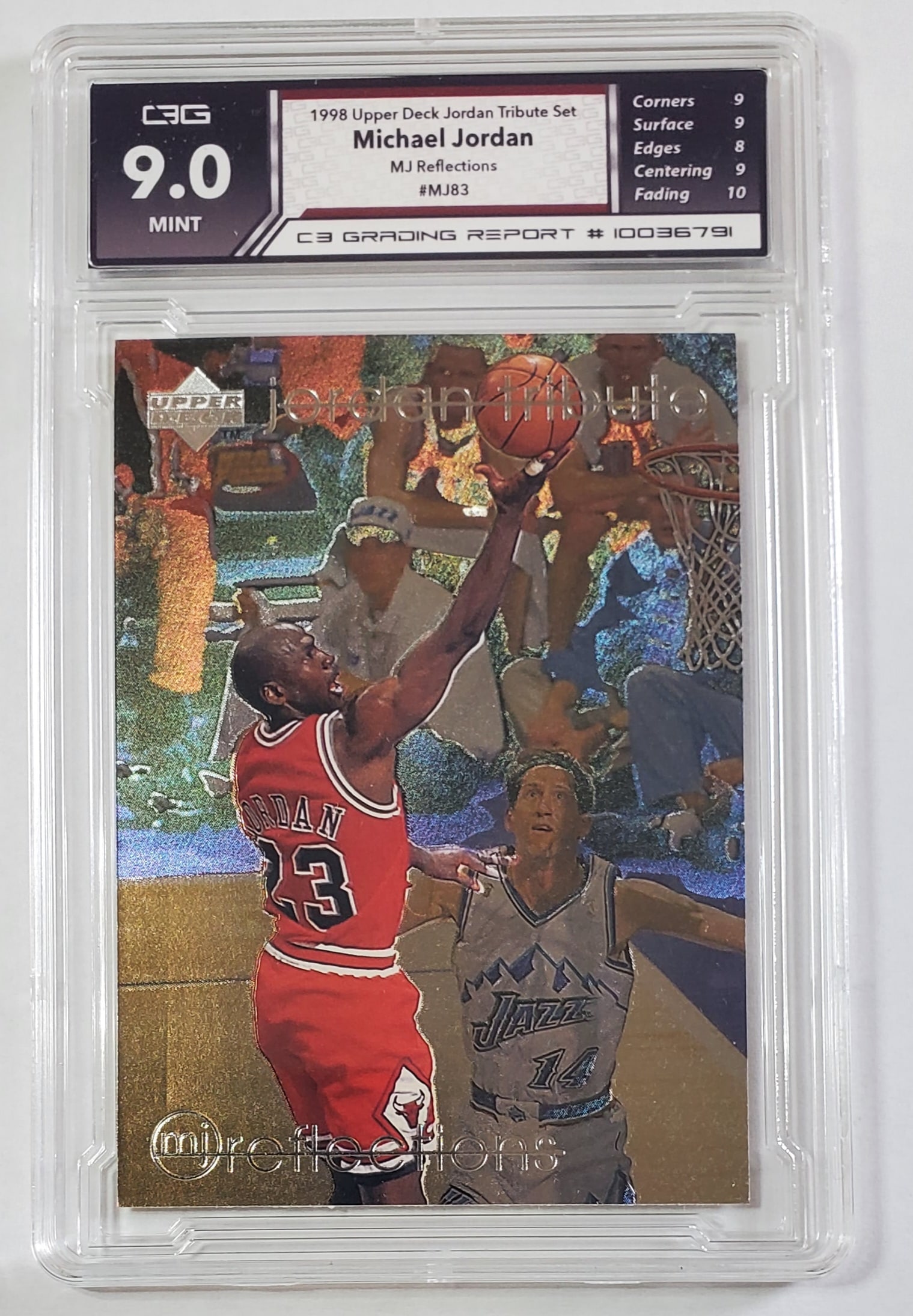 Michael Jordan Upper Deck Jordan Tribute Set Gem Mint 9 (1 of 3)