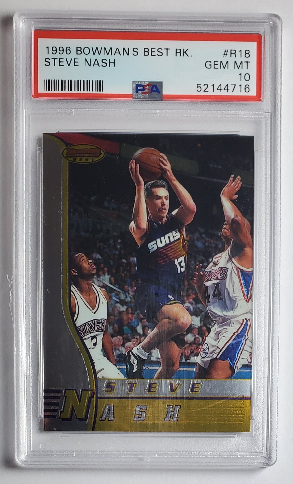 Steve Nash Rookie 1996 Bowman's Best PSA 10 (1 of 2)