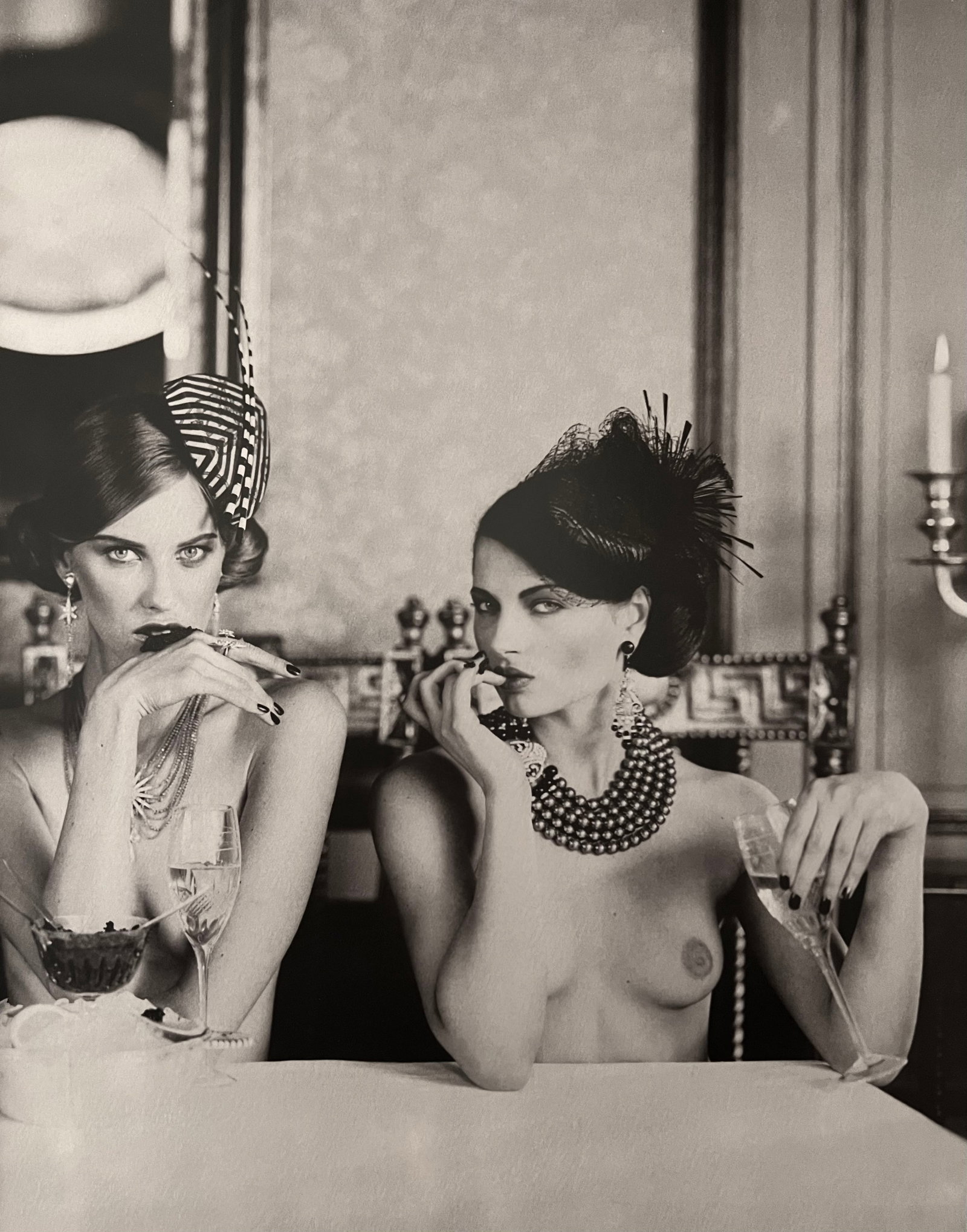 Marc Lagrange - Caviar Girls, 2008: Photographer: Marc Lagrange was a Belgian photographer known for his nude portraits of female figures. Lagrange created dream-like and fantastical narrative pictures populated by beautiful nudes that 