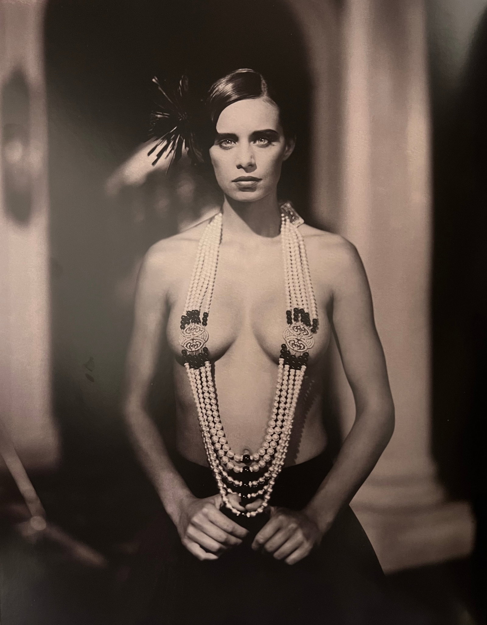 Marc Lagrange - Princess Of Pearls, 2008: Photographer: Marc Lagrange was a Belgian photographer known for his nude portraits of female figures. Lagrange created dream-like and fantastical narrative pictures populated by beautiful nudes that 