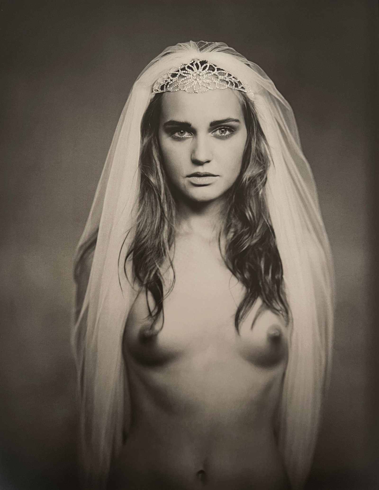 MARC LAGRANGE - The Virgin Bride, 2013: Photographer: Marc Lagrange was a Belgian photographer known for his nude portraits of female figures. Lagrange created dream-like and fantastical narrative pictures populated by beautiful nudes that 