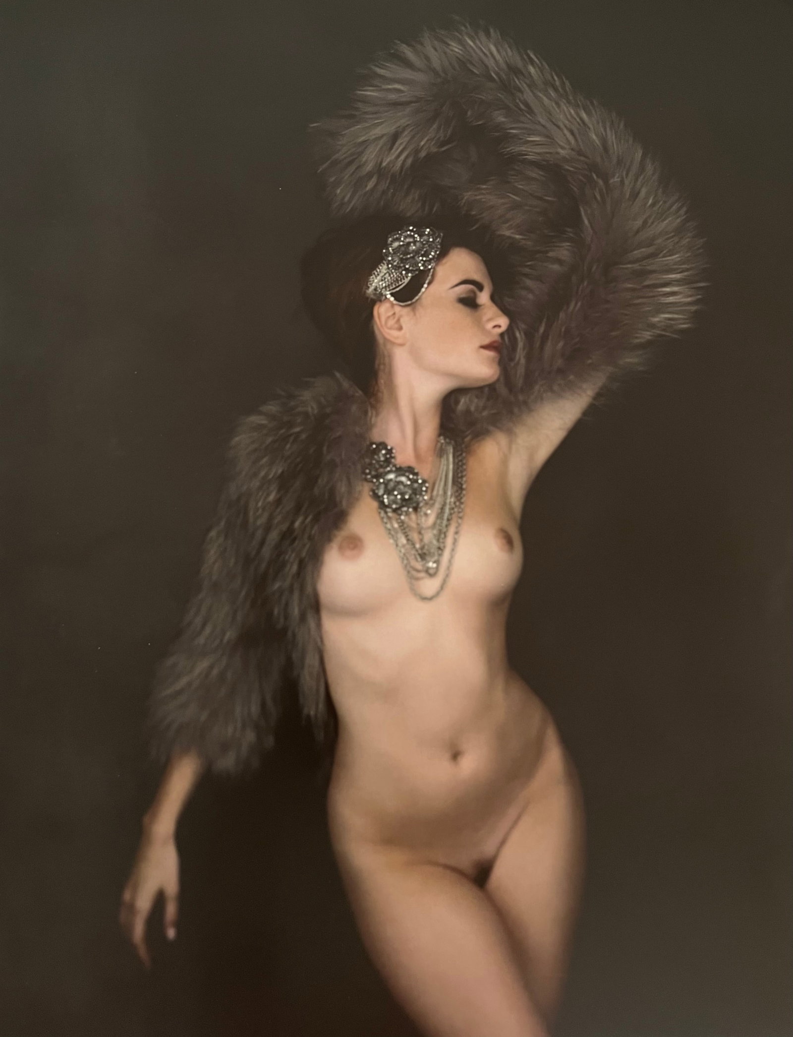 Marc Lagrange, Folie Bergere, 2010: Photographer: Marc Lagrange was a Belgian photographer known for his nude portraits of female figures. Lagrange created dream-like and fantastical narrative pictures populated by beautiful nudes that